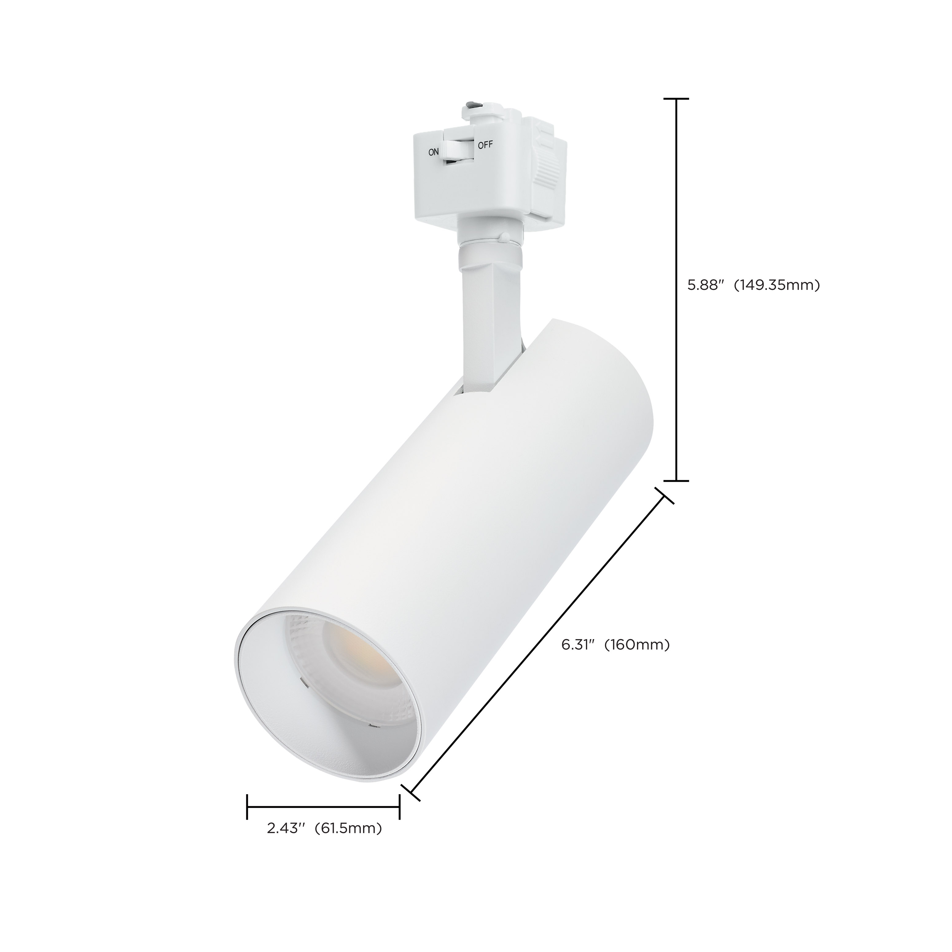 20W CCT LED TRK 48 WHT J-STYLE - TH5013