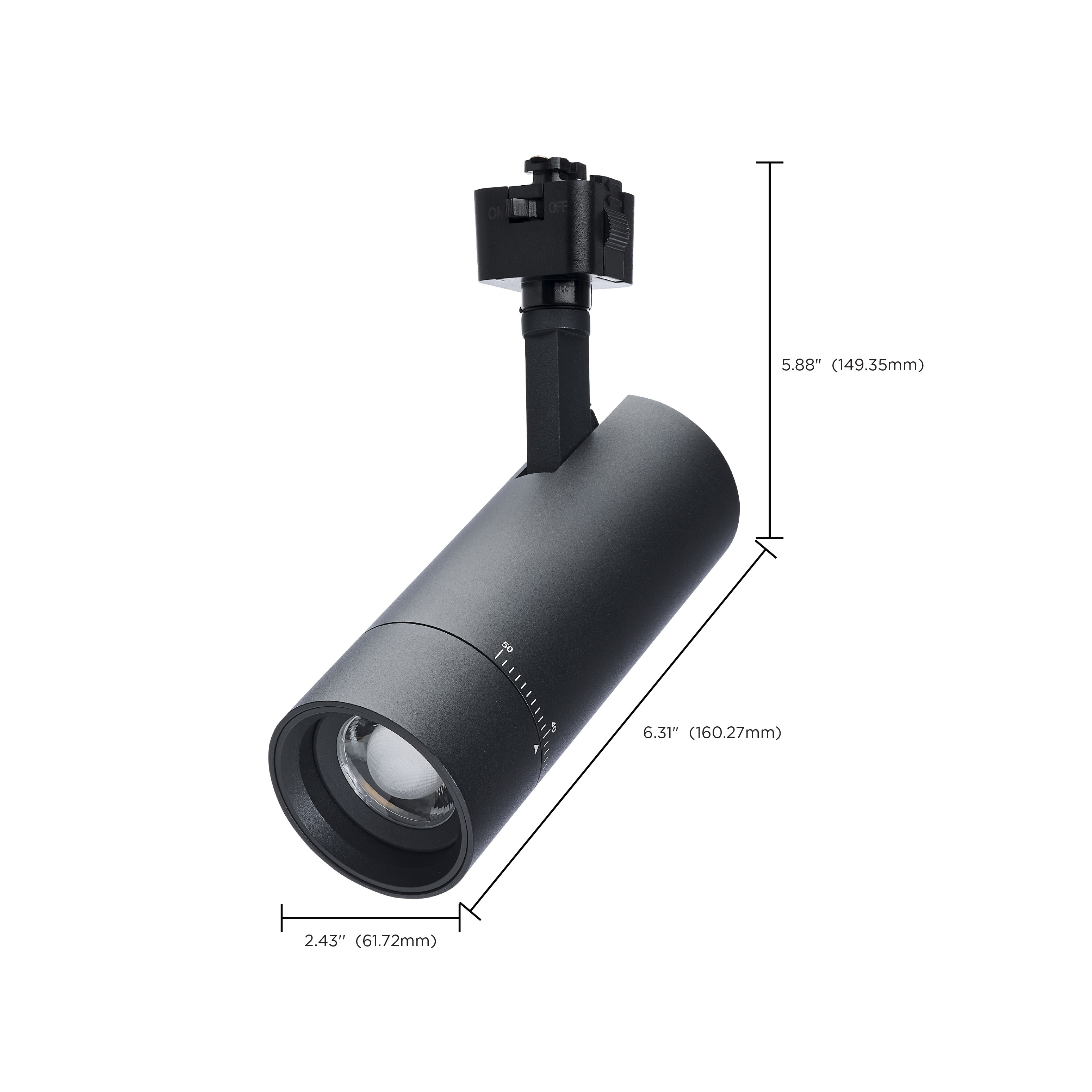 15W BEAM ADJ TRK HEAD J-STYLE - TH5032