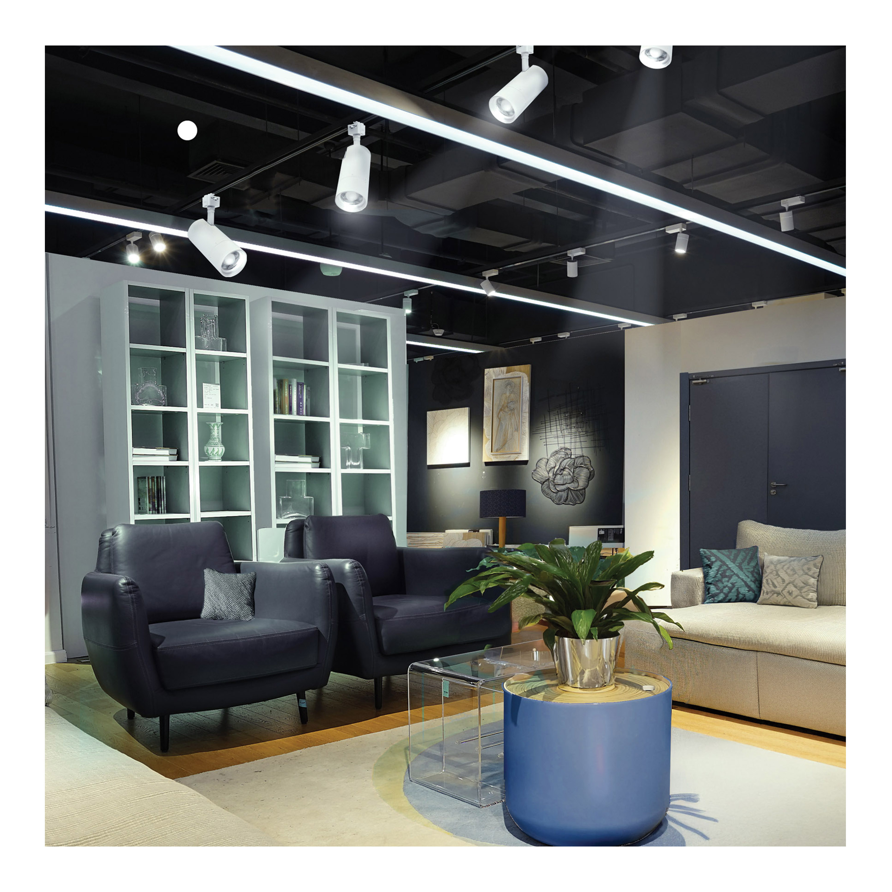 30W BEAM ADJ TRK HEAD J-STYLE - TH5041