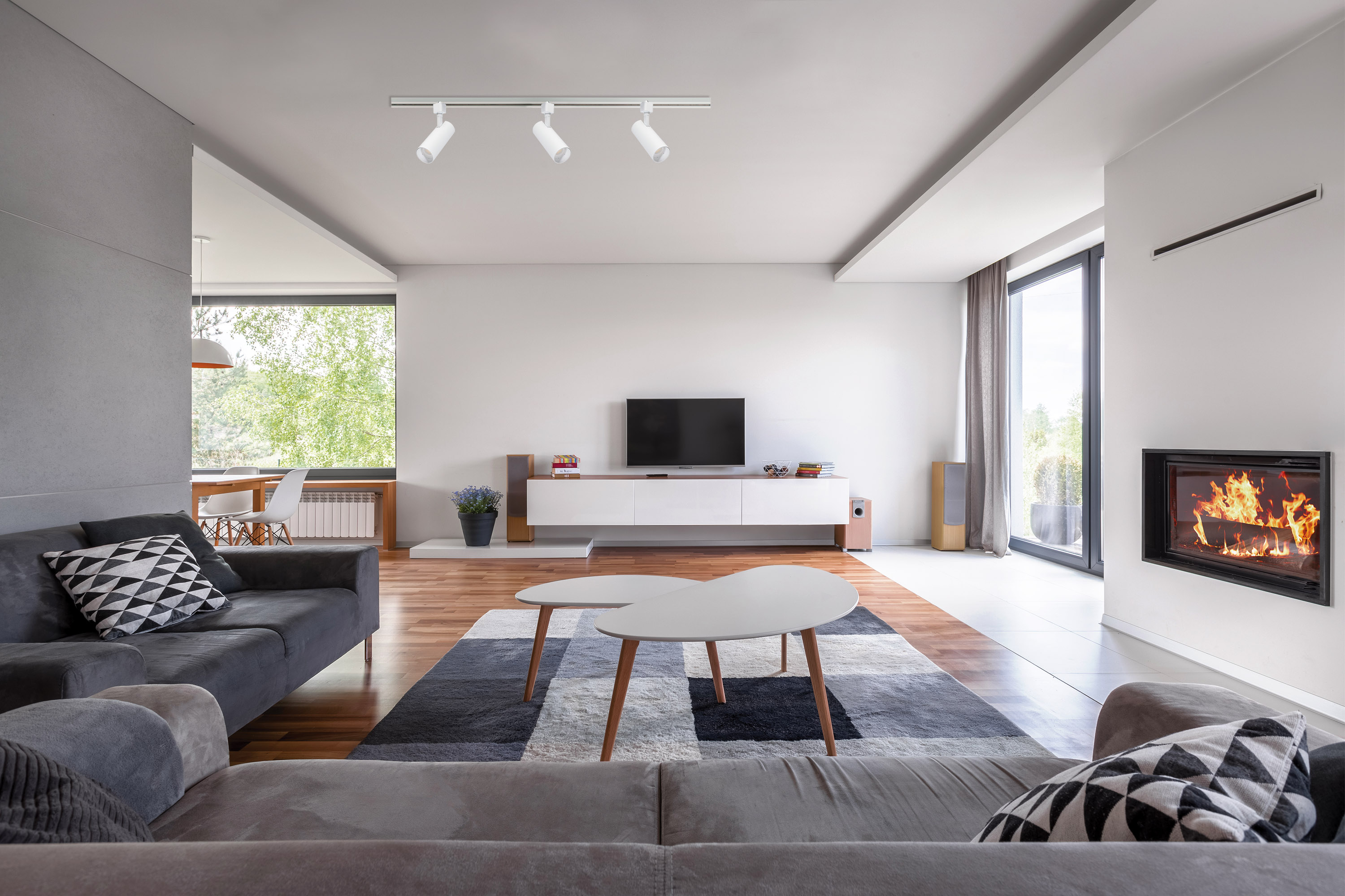 20W CCT LED TRACK HD 48 DG WHT - TH713