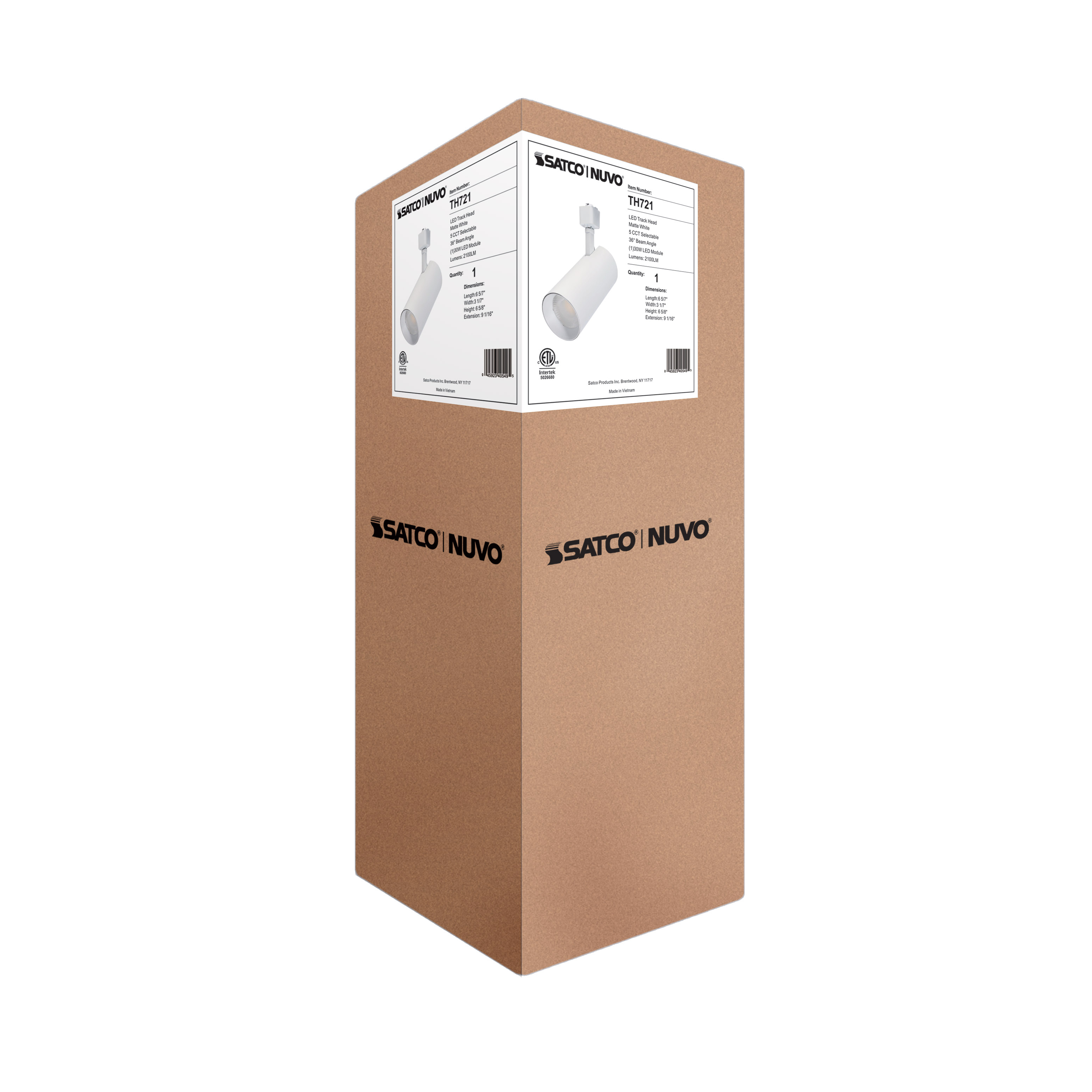 30W CCT LED TRACK HD 36 DG WHT - TH721