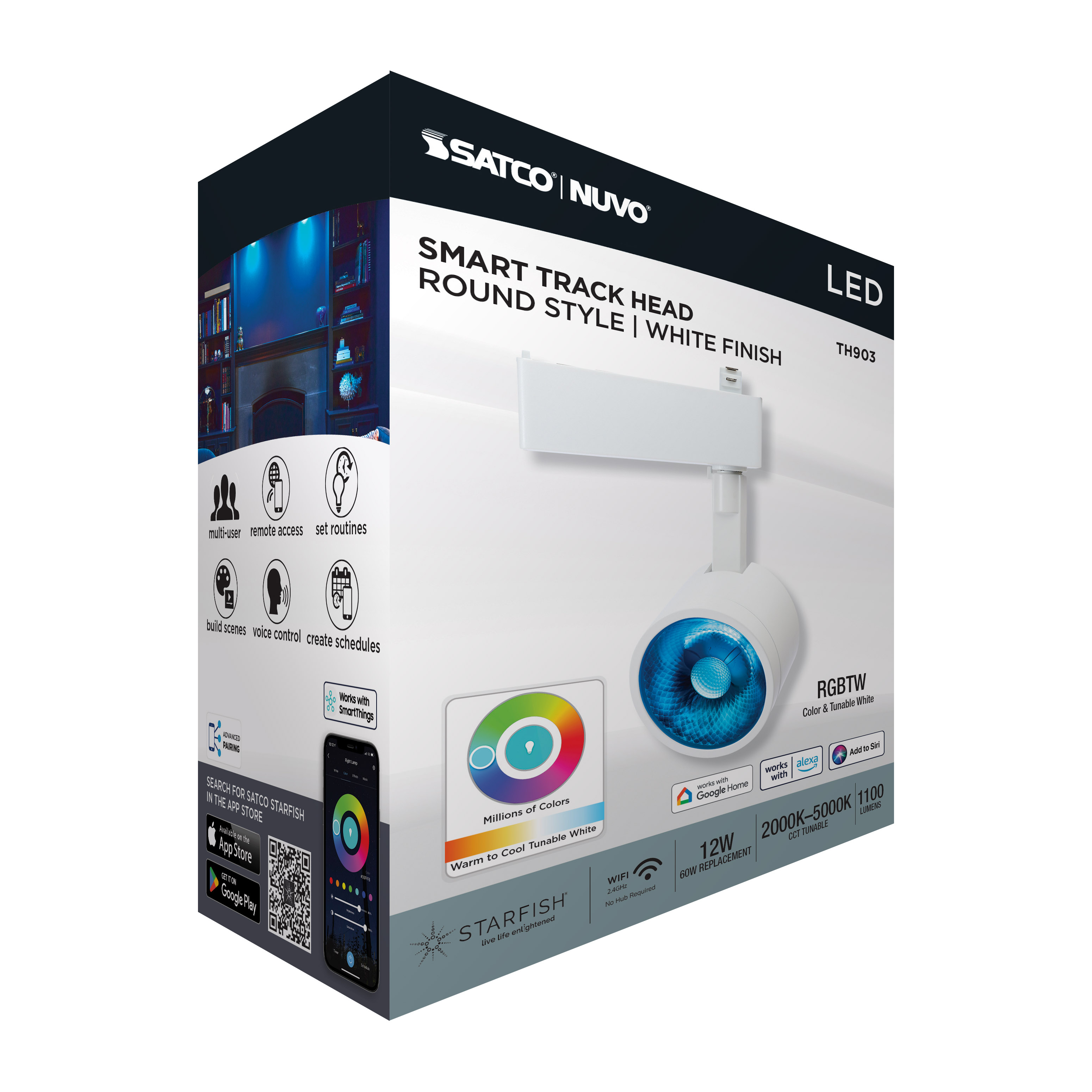 12W LED TRACK HEAD ROUND - TH903