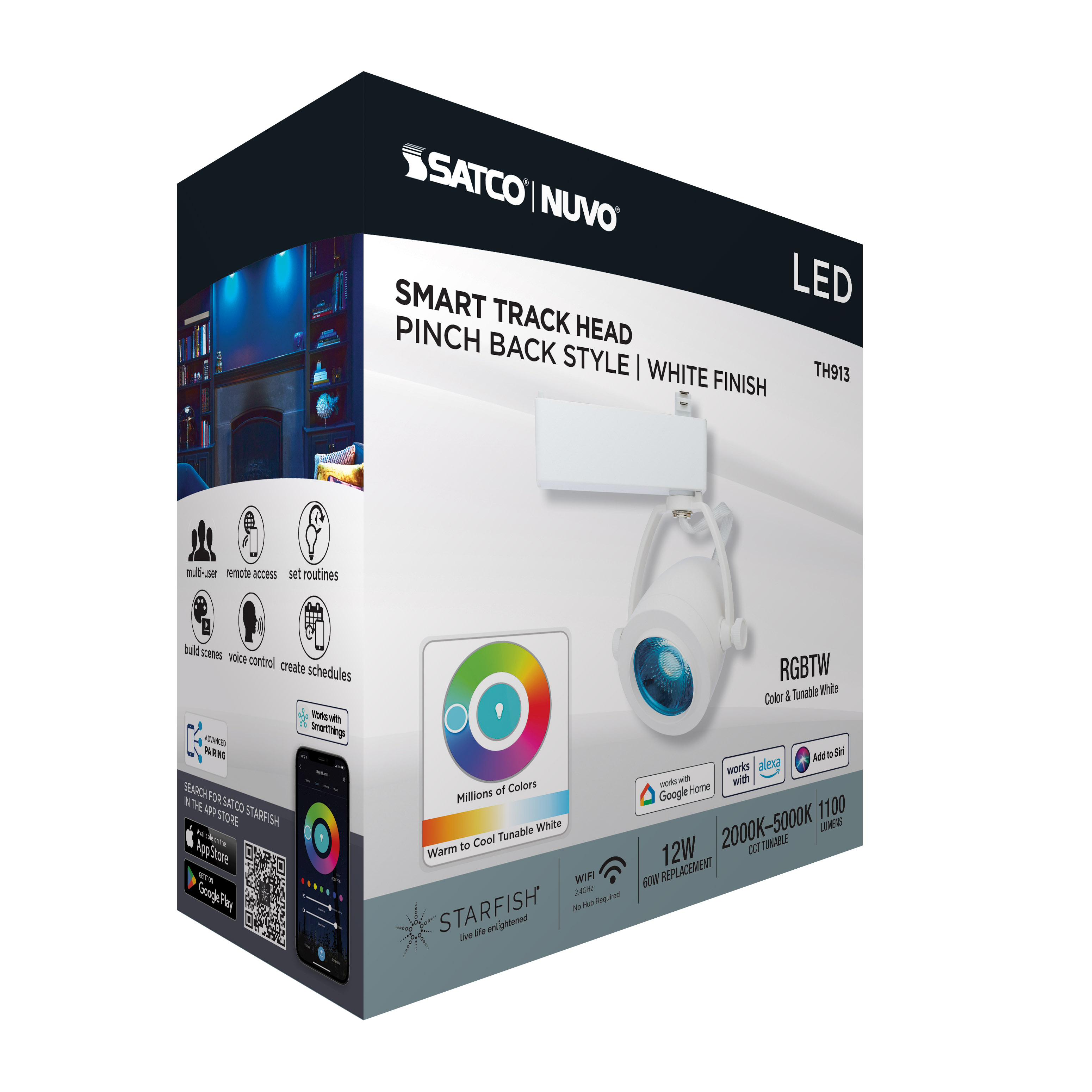 12W LED TRACK HEAD PINCH BACK - TH913