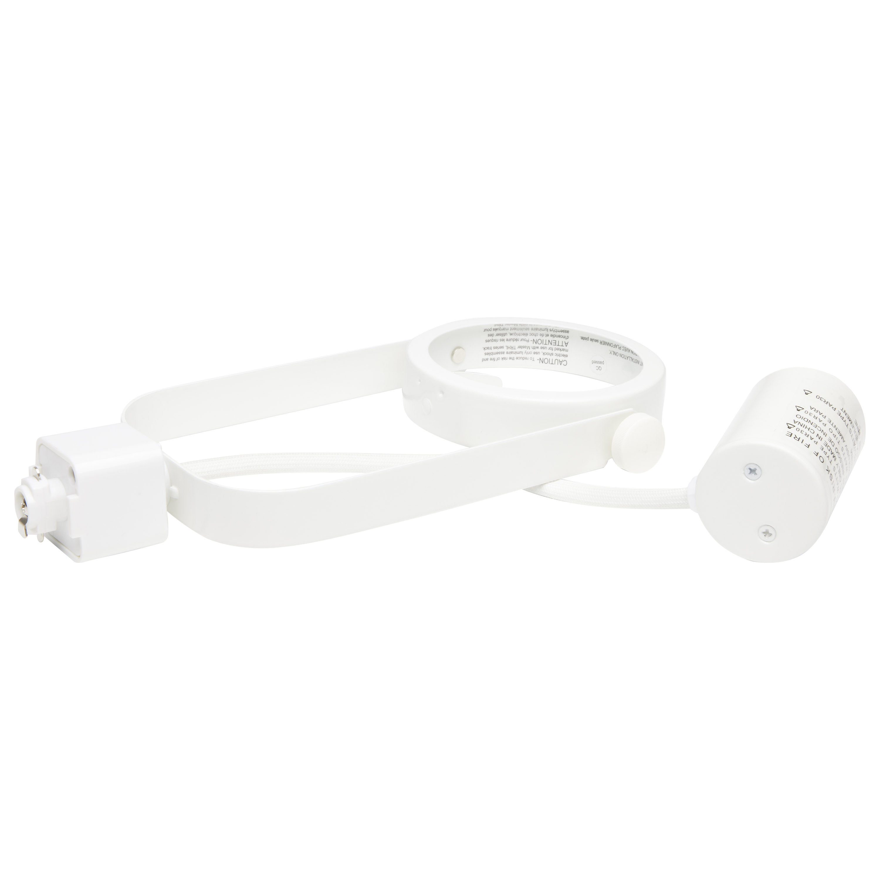 WHITE PAR30 GIMBAL RING TRACK - TK316