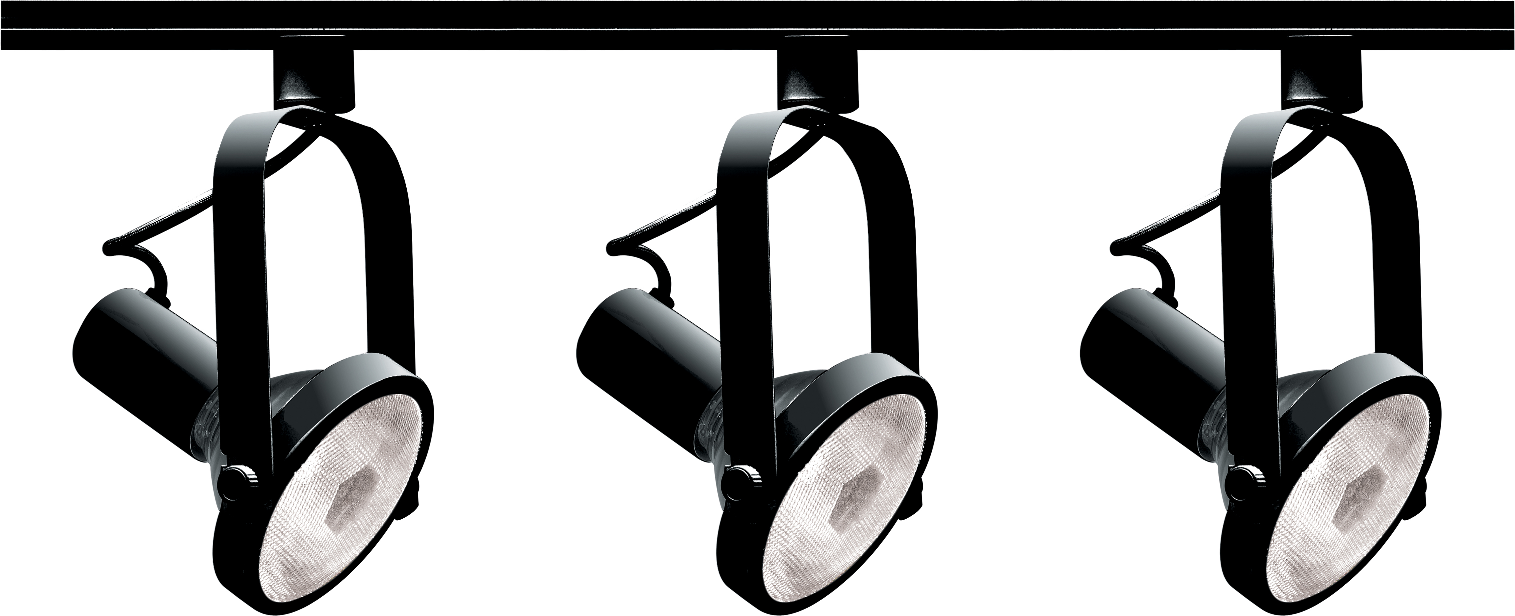 BLACK PAR30 GIMBAL RING TRACK - TK317