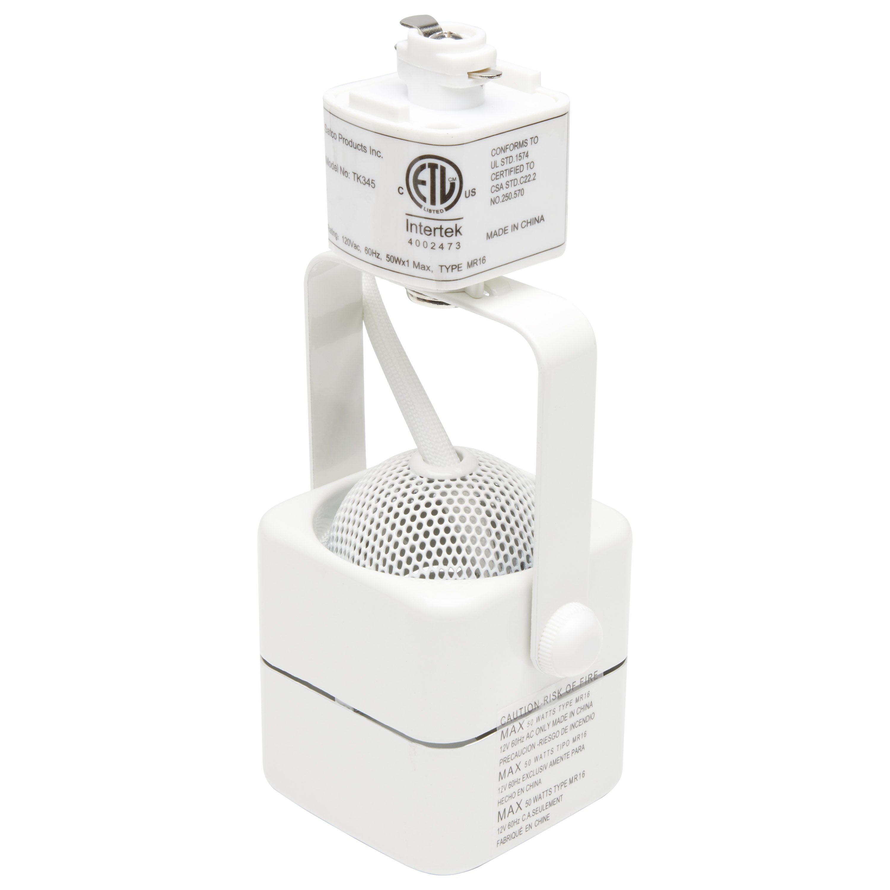 3LT TRACK KIT SQ. LINE VOLT.WH - TK345