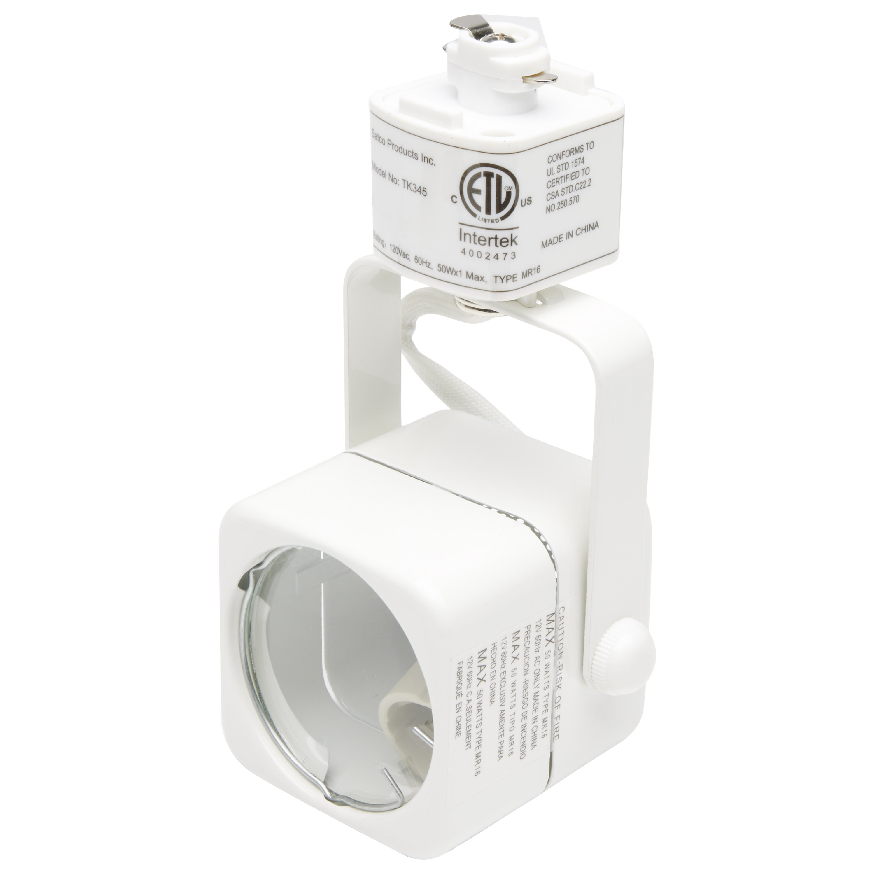 3LT TRACK KIT SQ. LINE VOLT.WH - TK345
