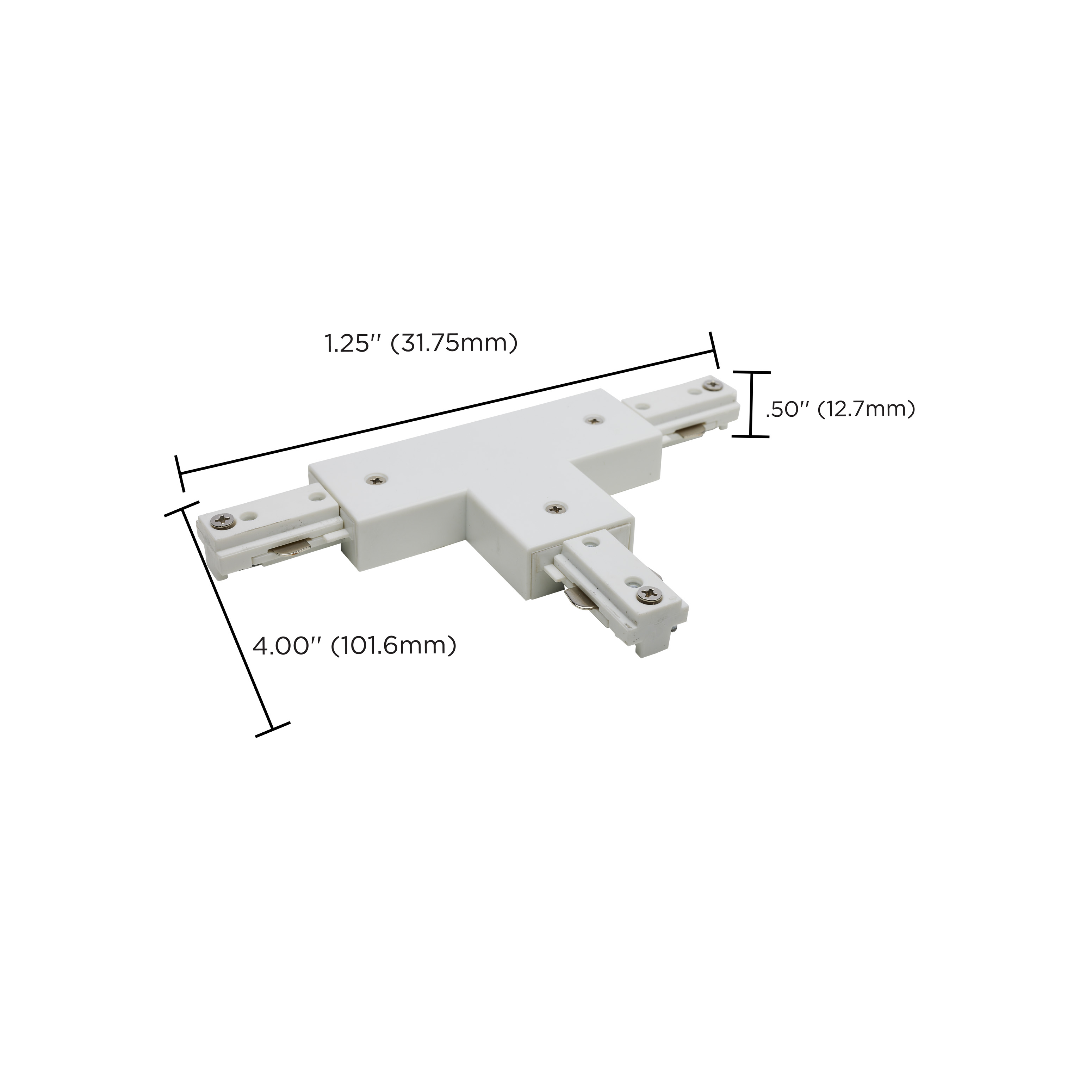 T CONNECTOR REV POLARITY WHT - TP238