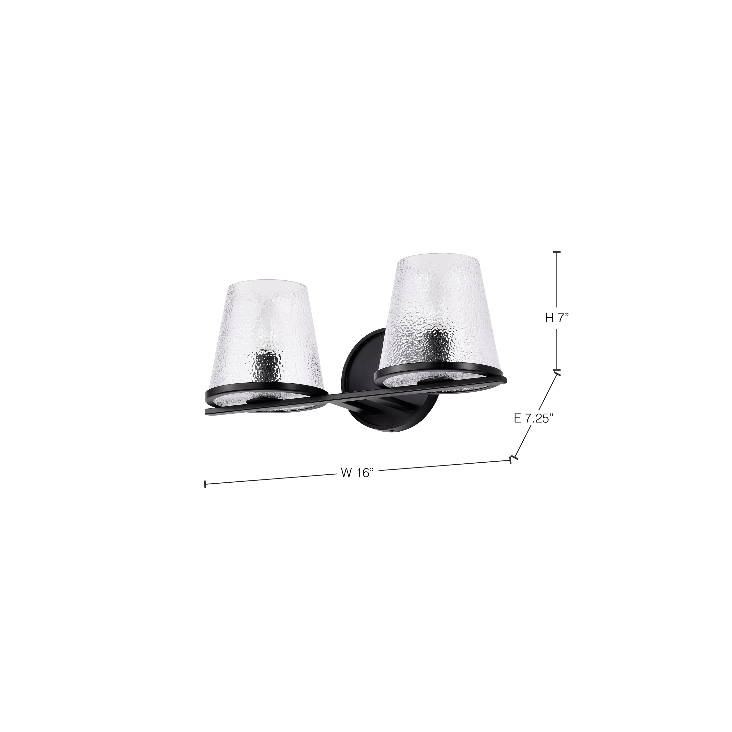 VALENTINE 2 LIGHT VANITY - 60-8252