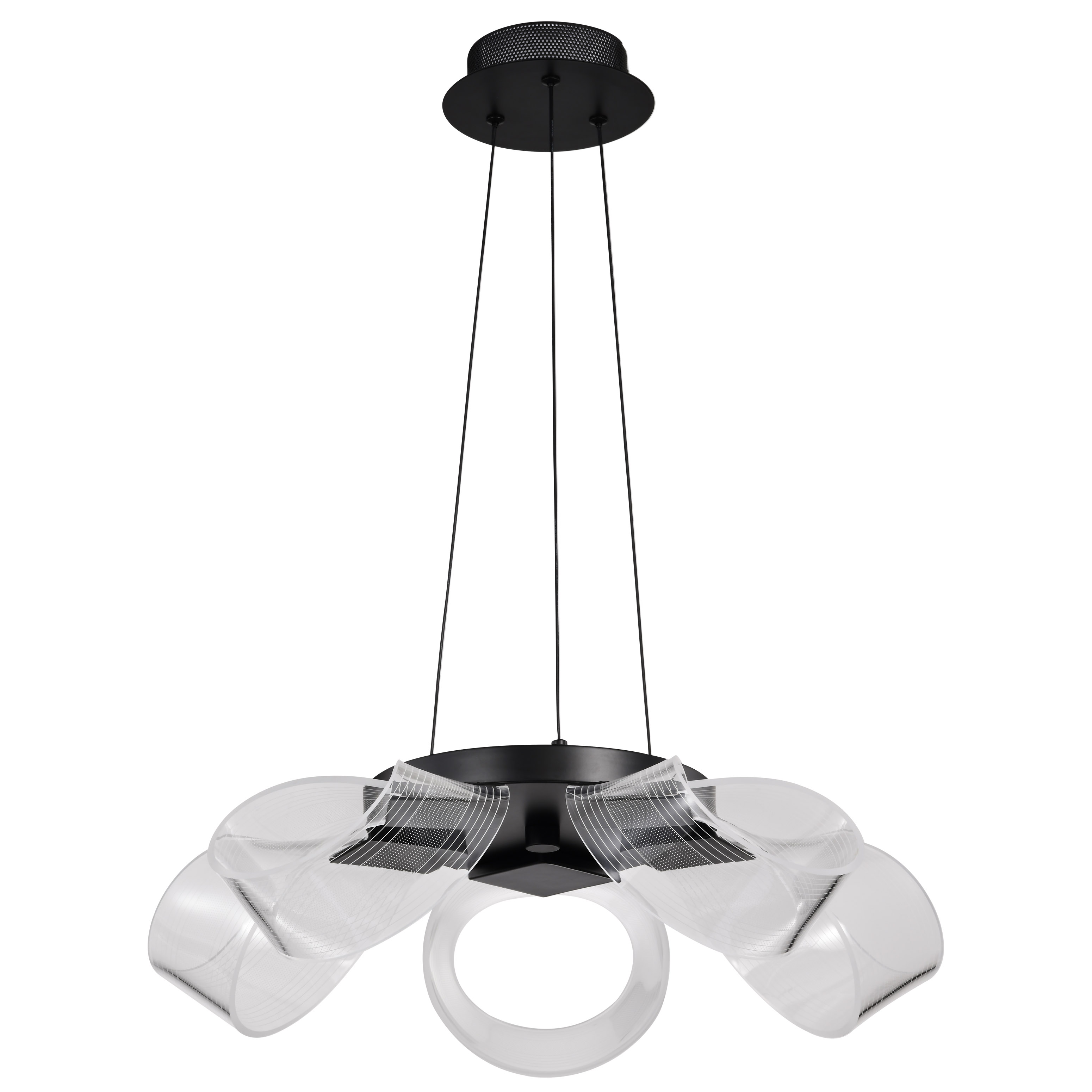 BARNETT 21" LED 5 LIGHT CHAND - 62-2036