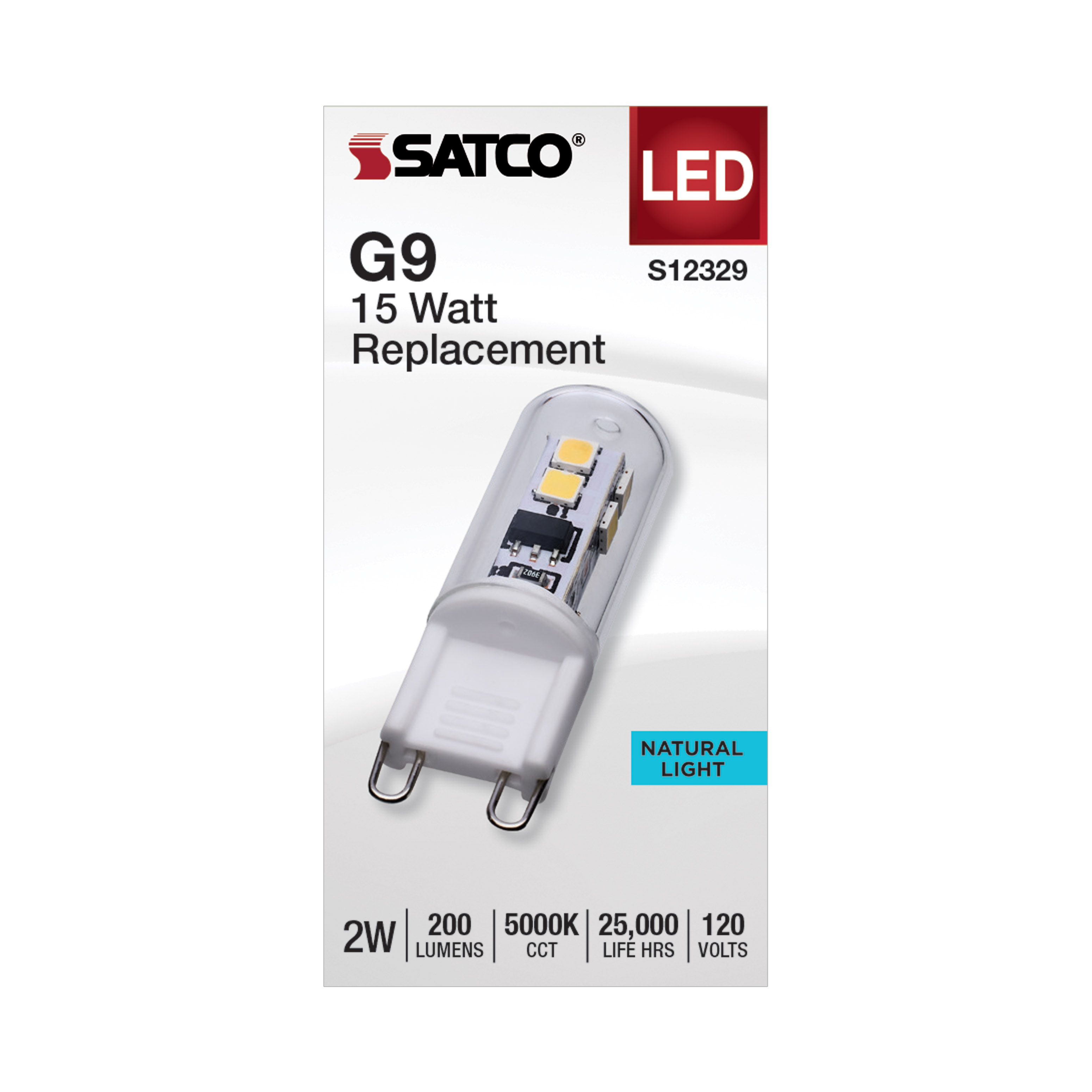 2W/LED/G9/CL/850/120V - S12329