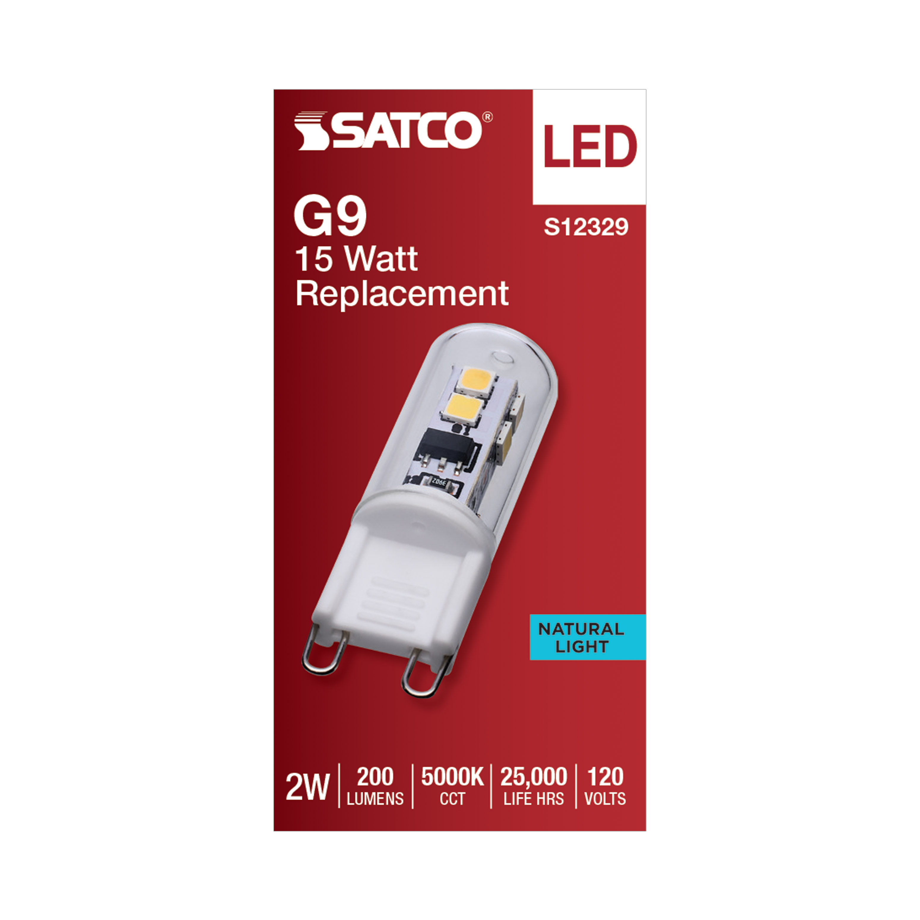2W/LED/G9/CL/850/120V - S12329