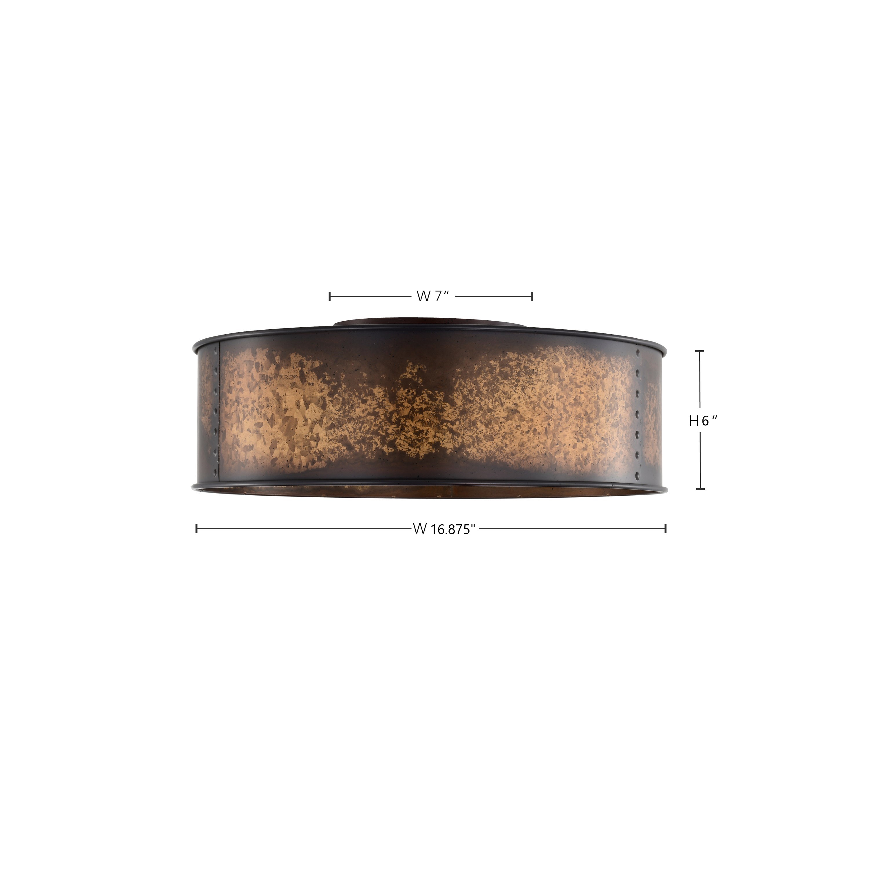 KETTLE 3 LIGHT FLUSH MOUNT - 60-5893