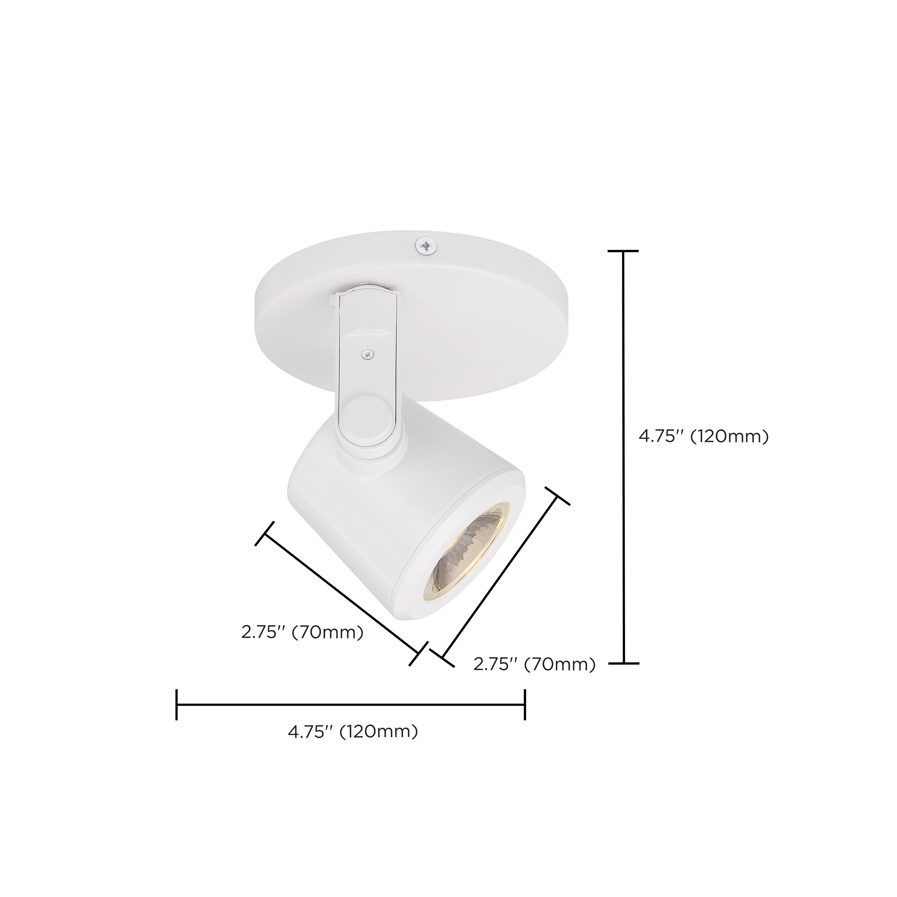 12W LED TAPER BACK MONOPOINT - 62-1108