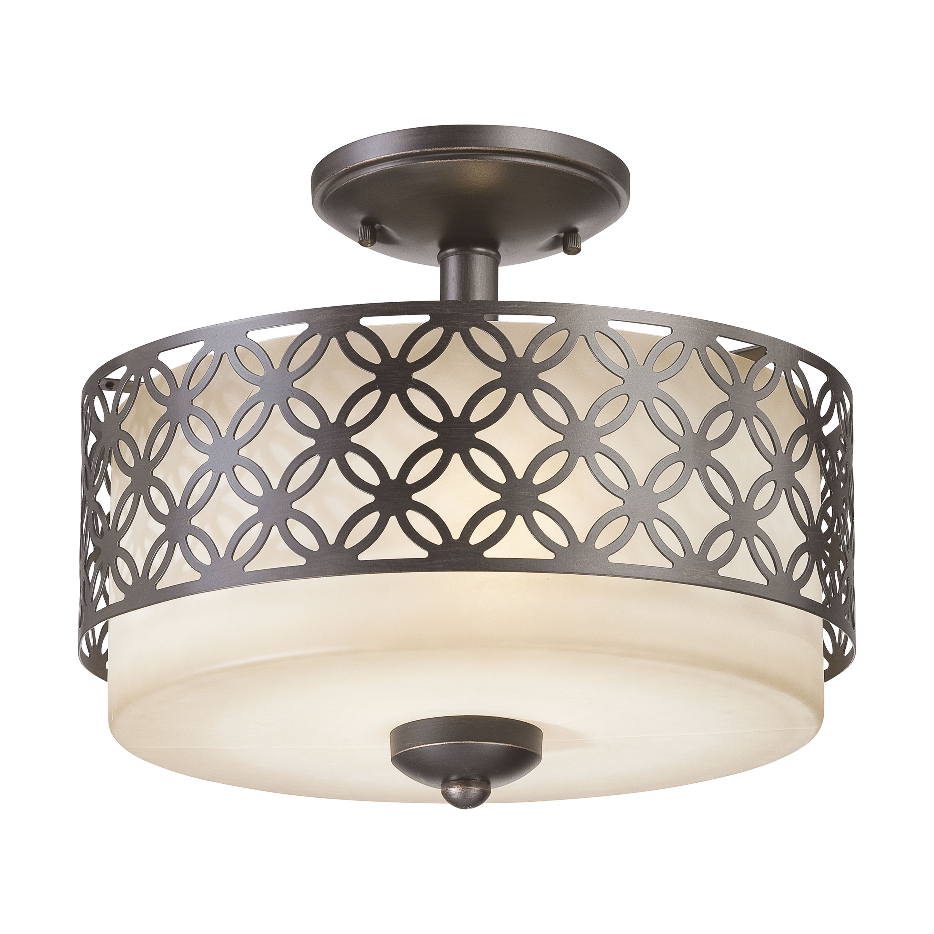 MARGAUX 2 LIGHT SEMI-FLUSH - 60-4572