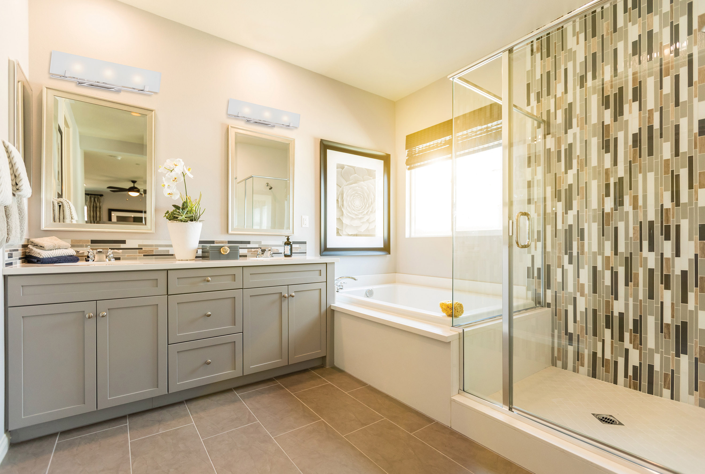 LYNNE - 3 LT HALOGEN VANITY - 60-5177