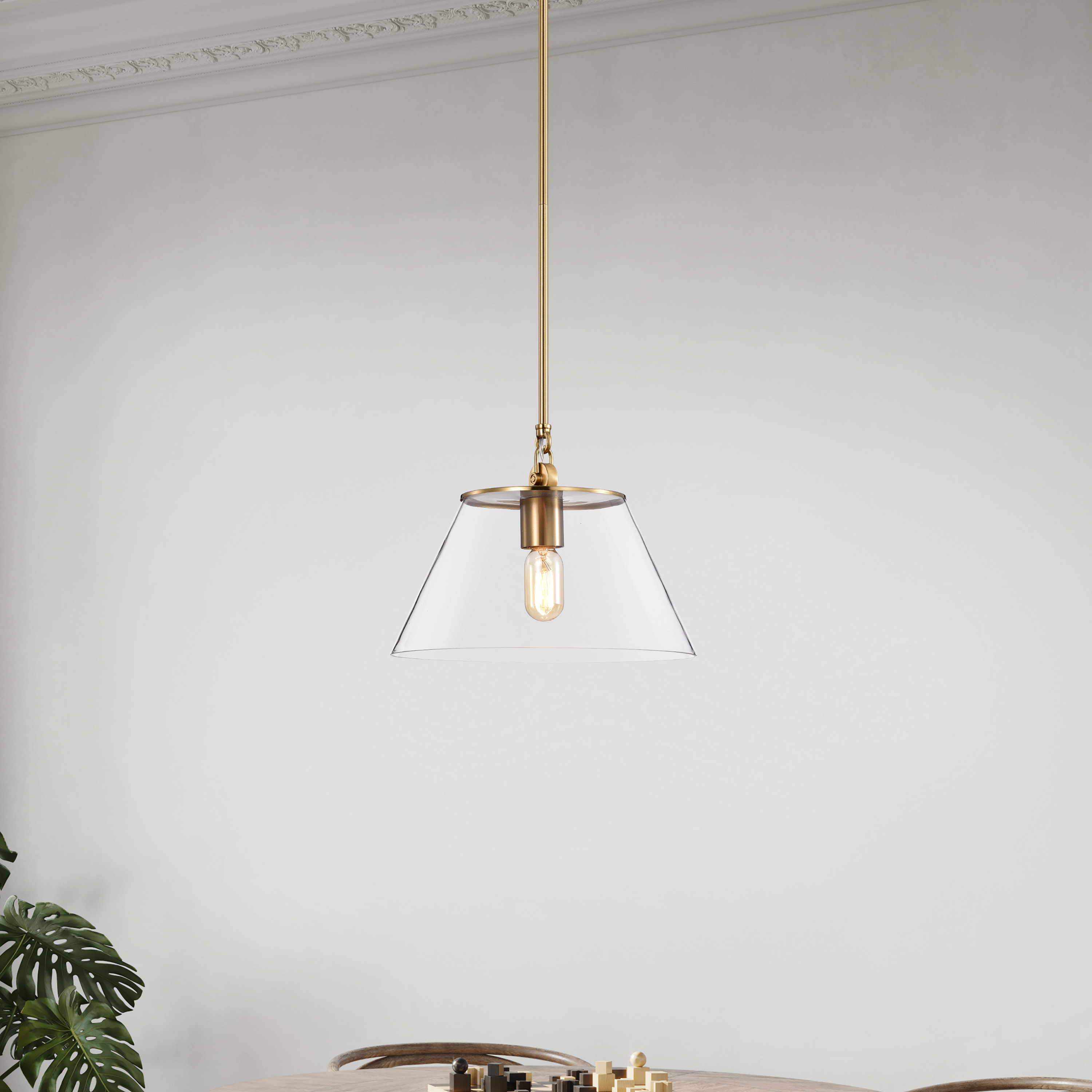 DOVER 1 LIGHT MEDIUM PENDANT - 60-7413