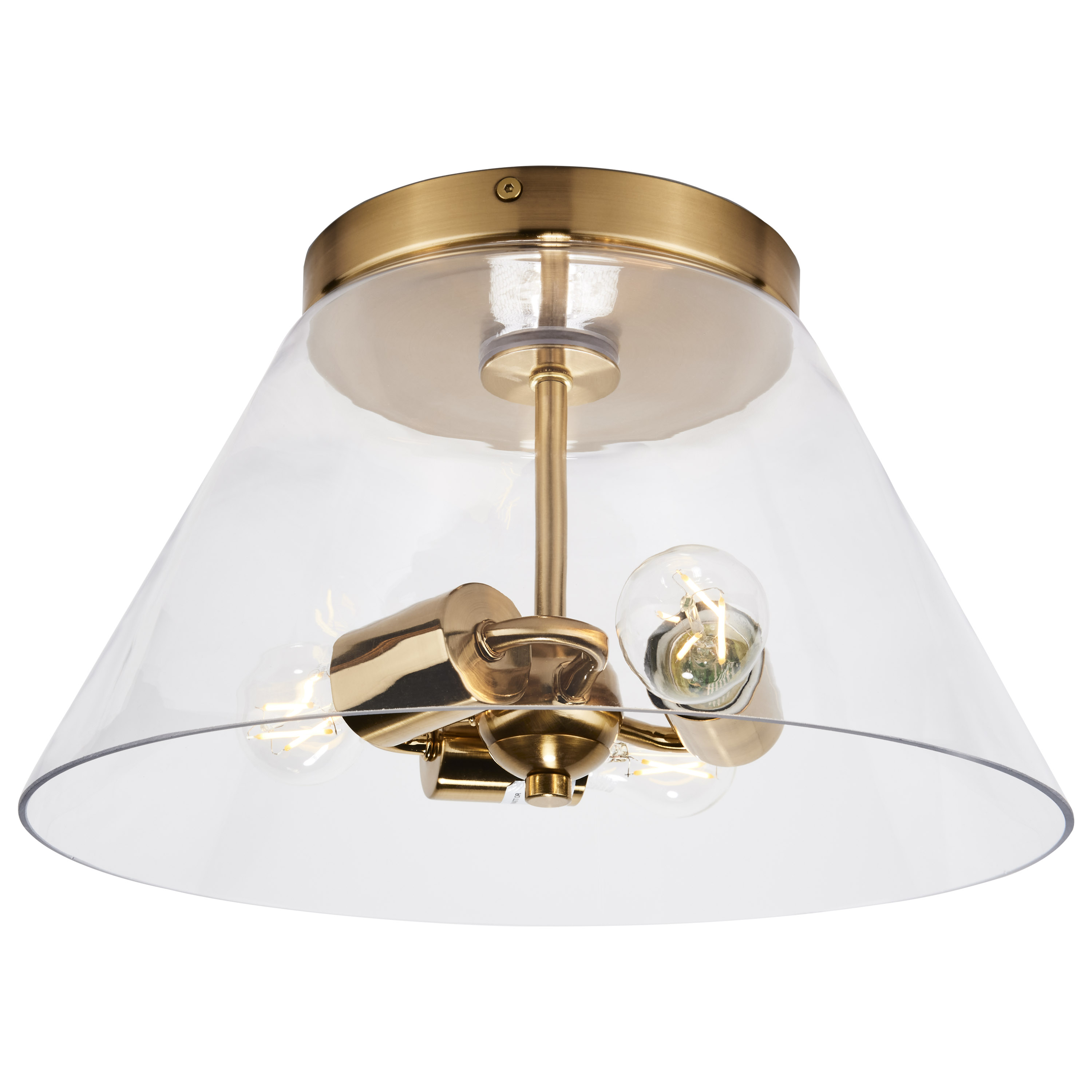 DOVER 3 LIGHT SMALL FLUSH - 60-7419