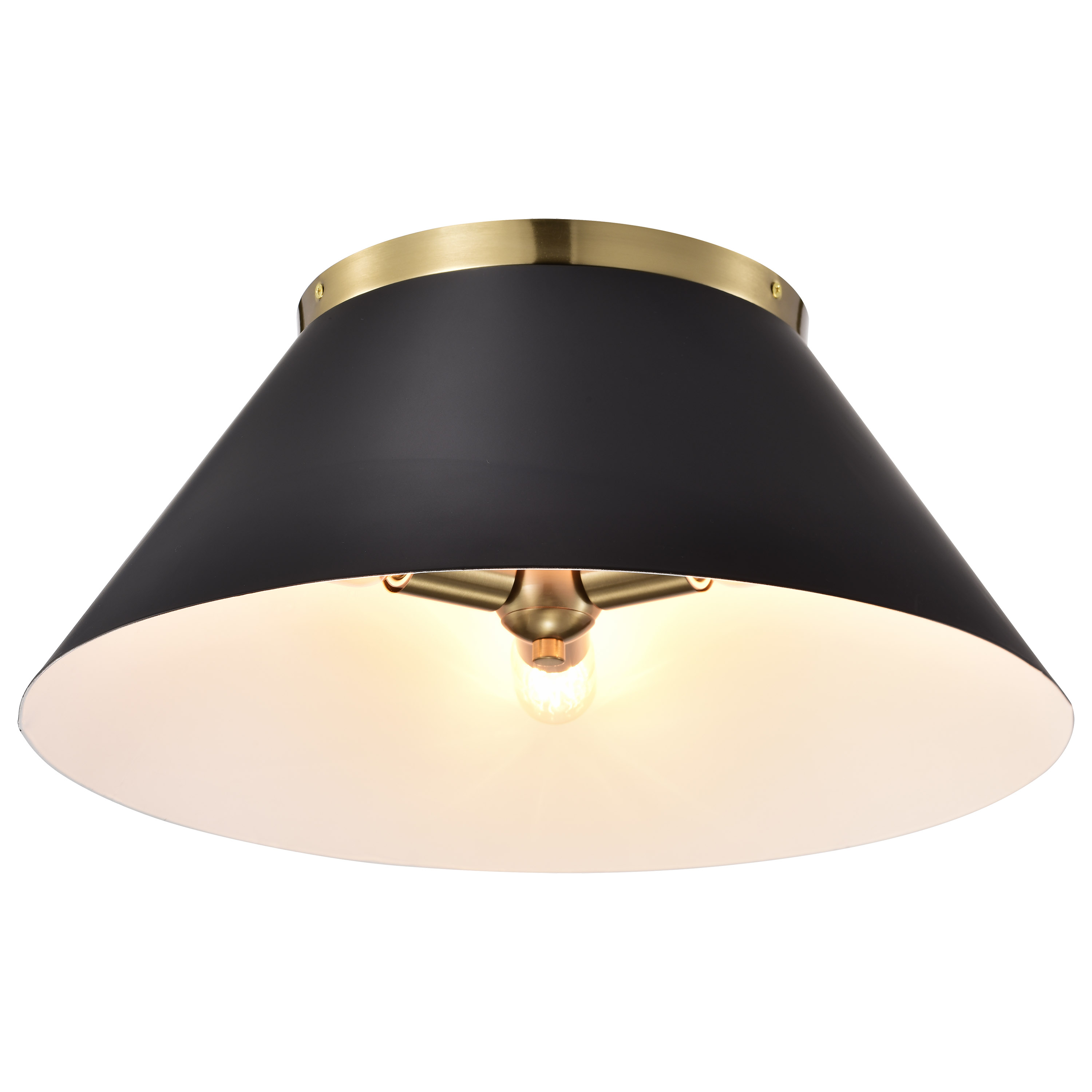 DOVER 3 LIGHT LARGE FLUSH - 60-7420