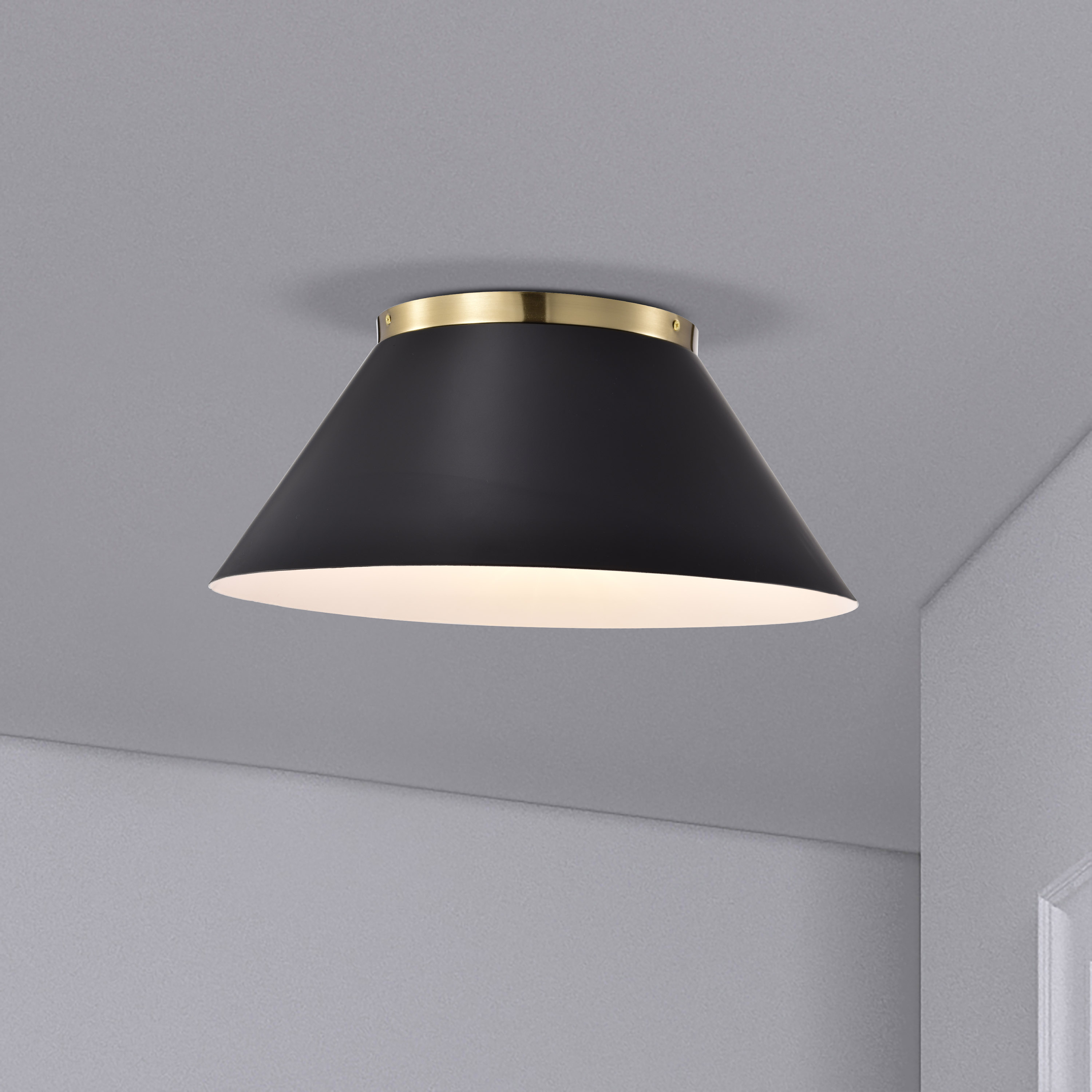 DOVER 3 LIGHT LARGE FLUSH - 60-7420