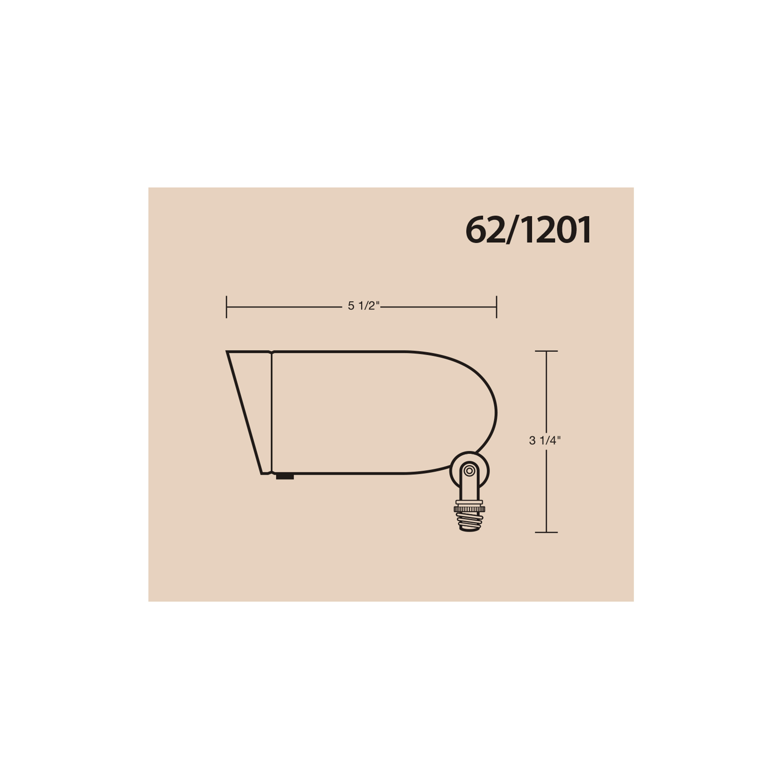 LED 6W LANDSCAPE FLOOD - 62-1201