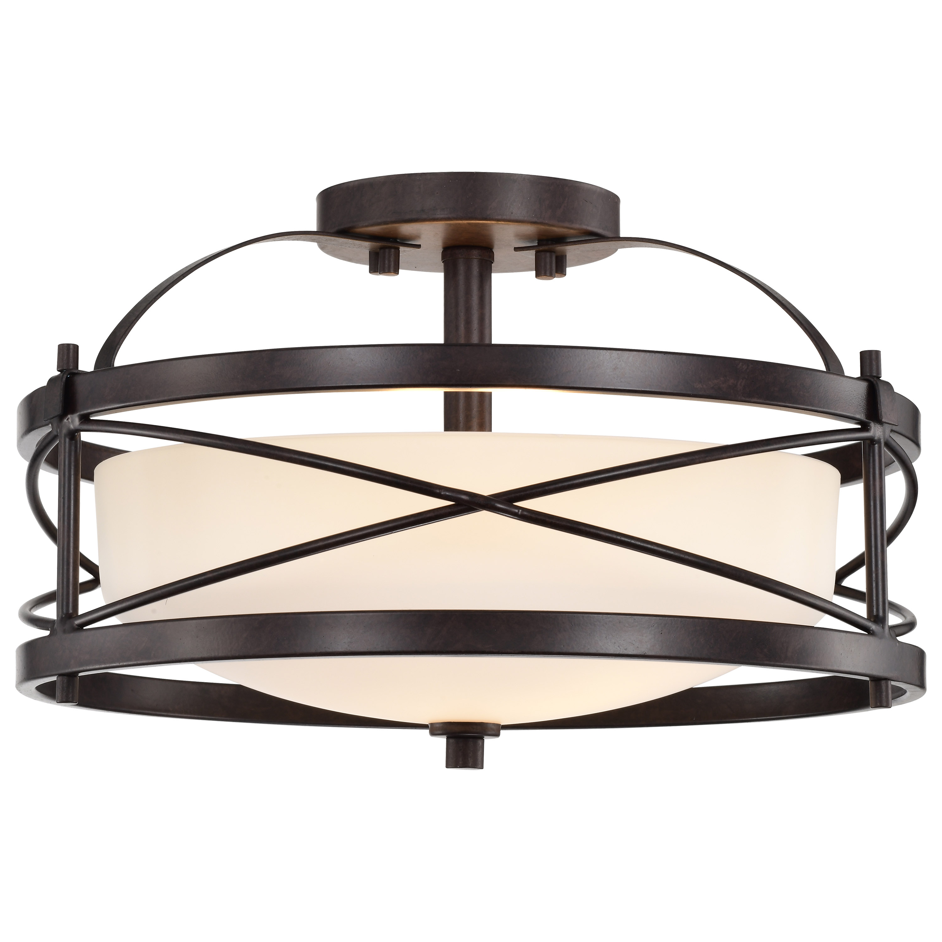 GINGER - 2 LT SEMI FLUSH - 60-5335