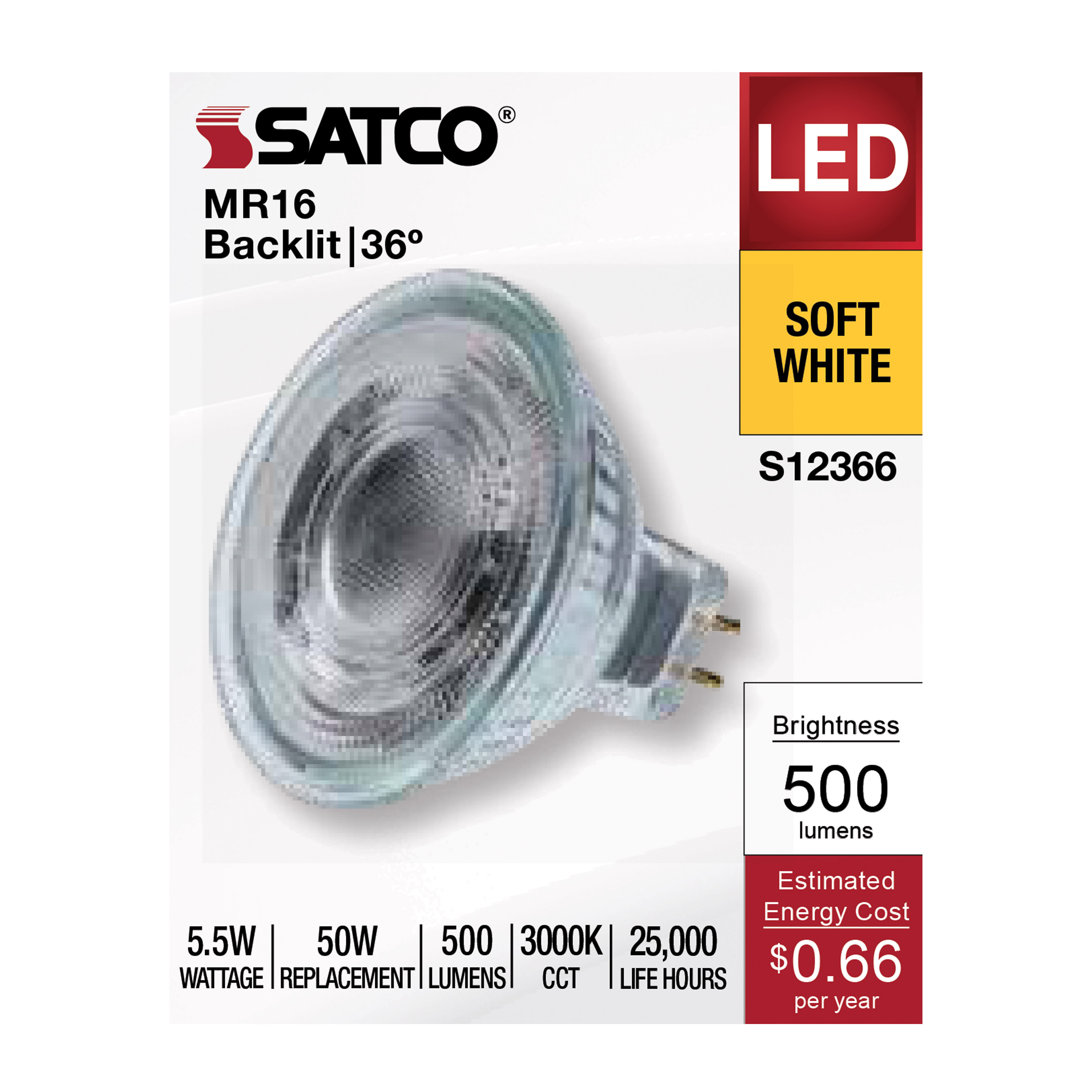 5.5MR16/GB/930/FL36/12V - S12366