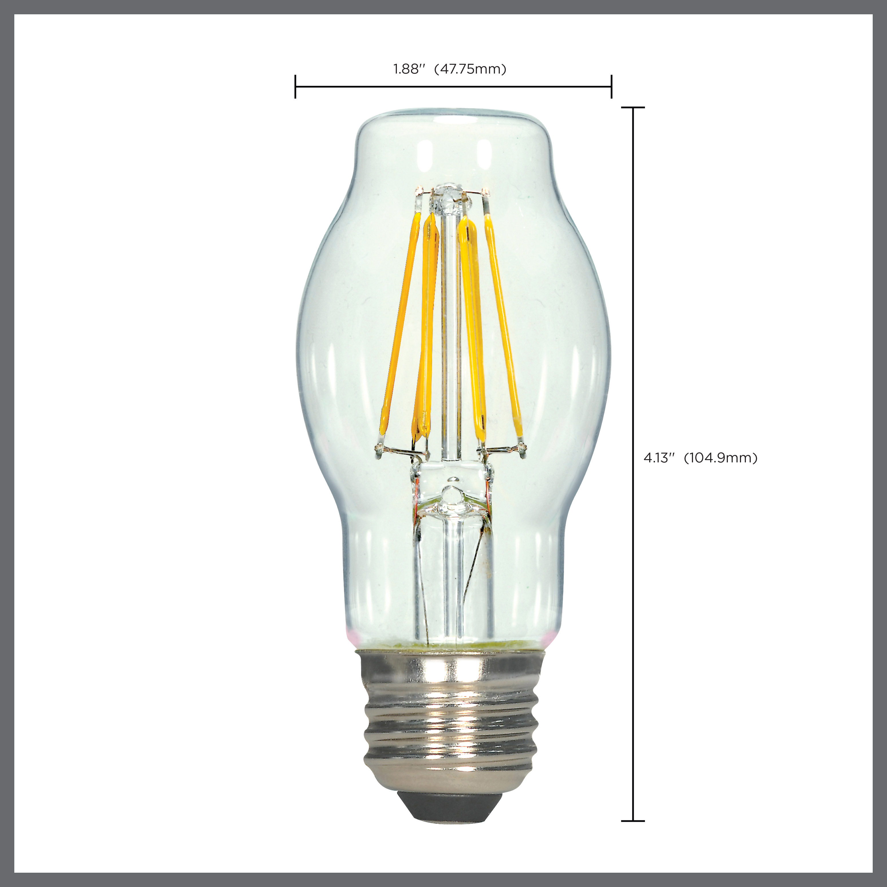 4.5BT15/CL/LED/E26/27K/120V - S9575