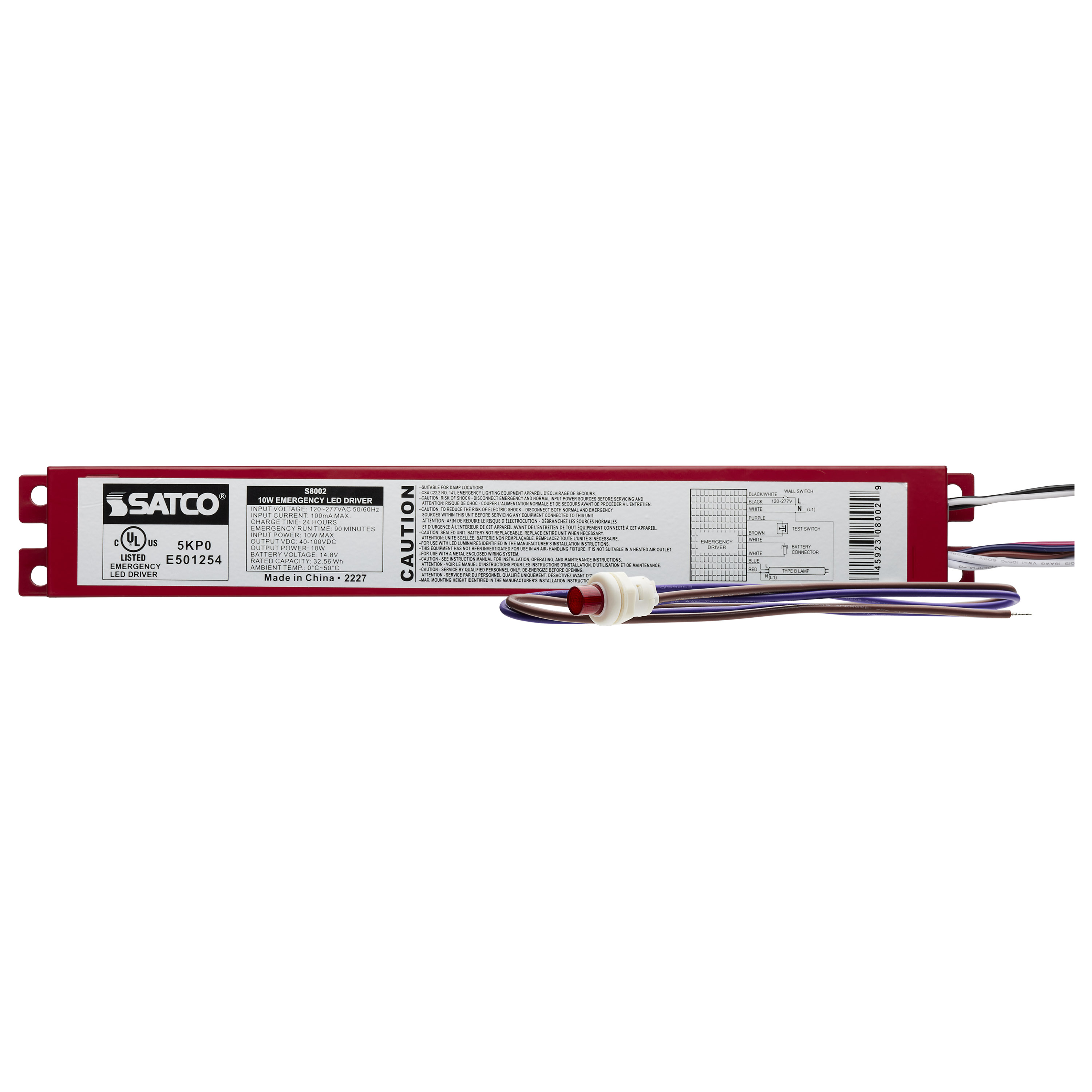 10W EMERGENCY LED DRIVER - S8002