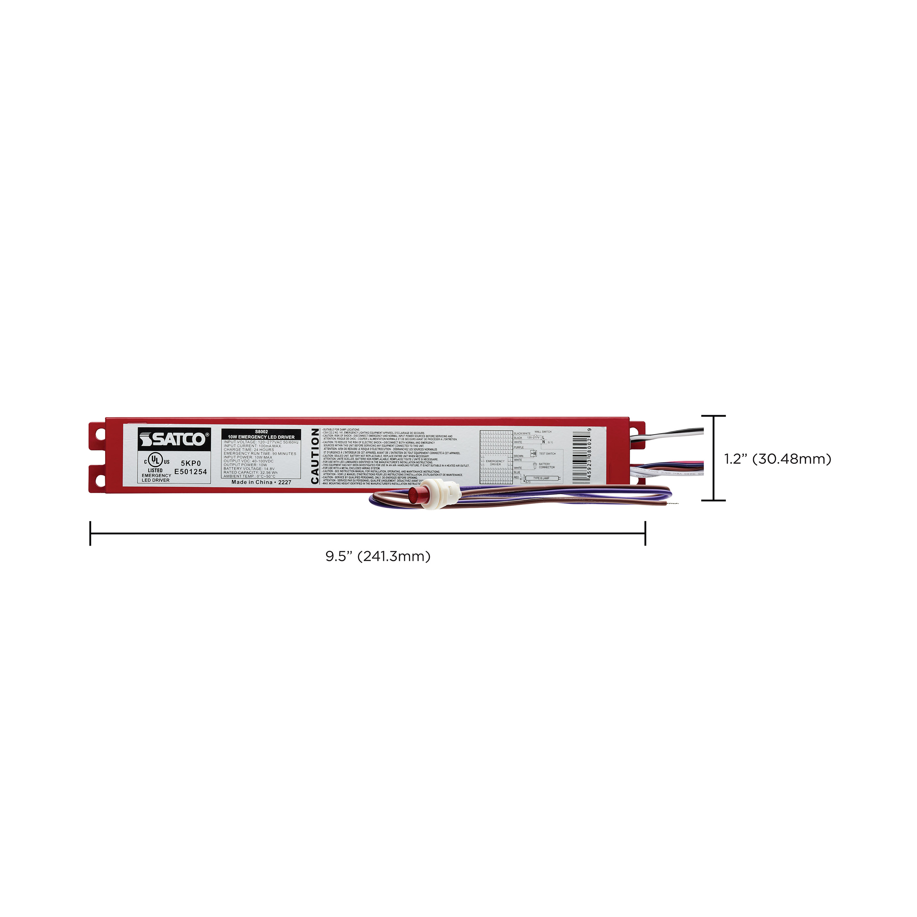 10W EMERGENCY LED DRIVER - S8002