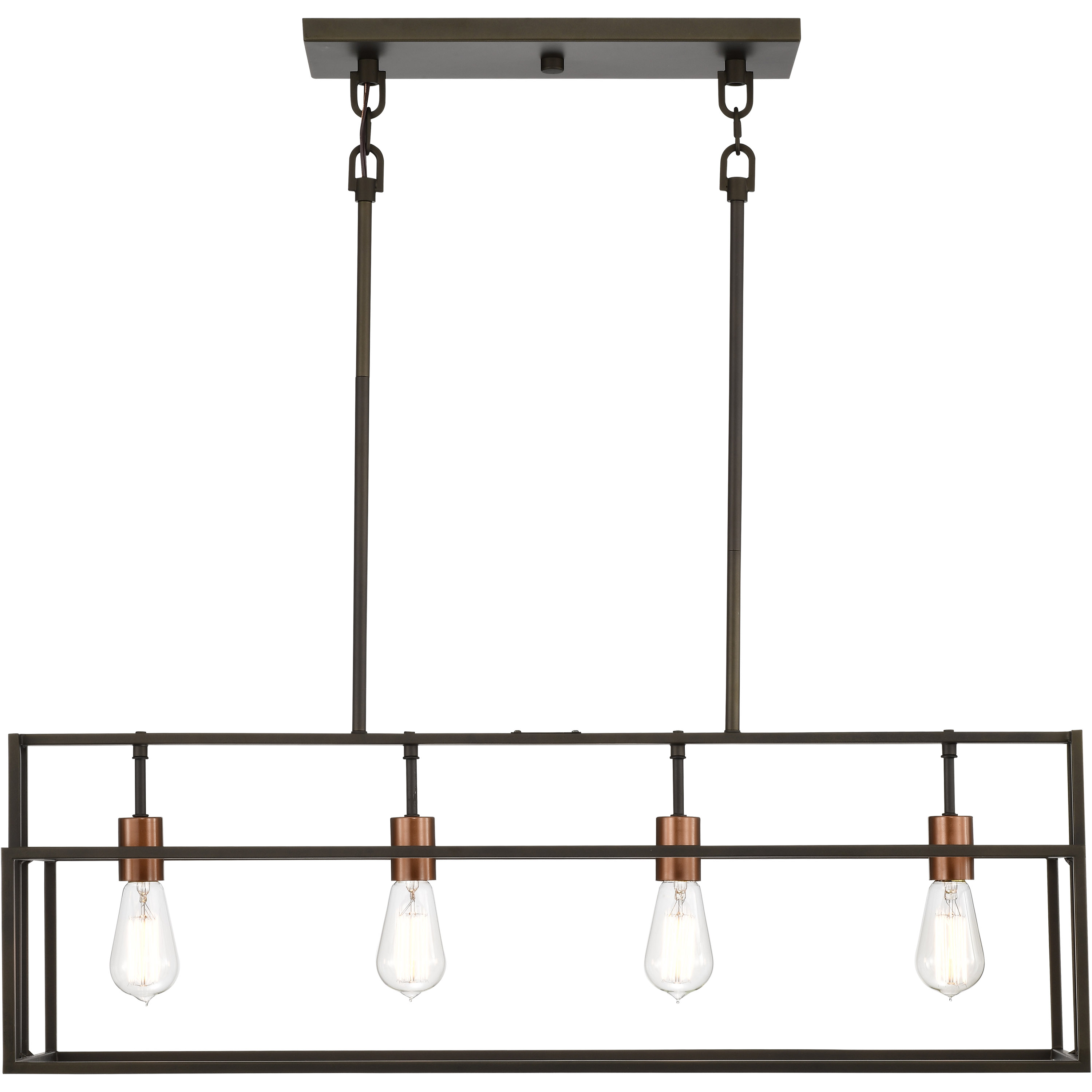 LAKE 4 LIGHT ISLAND PENDANT - 60-5854