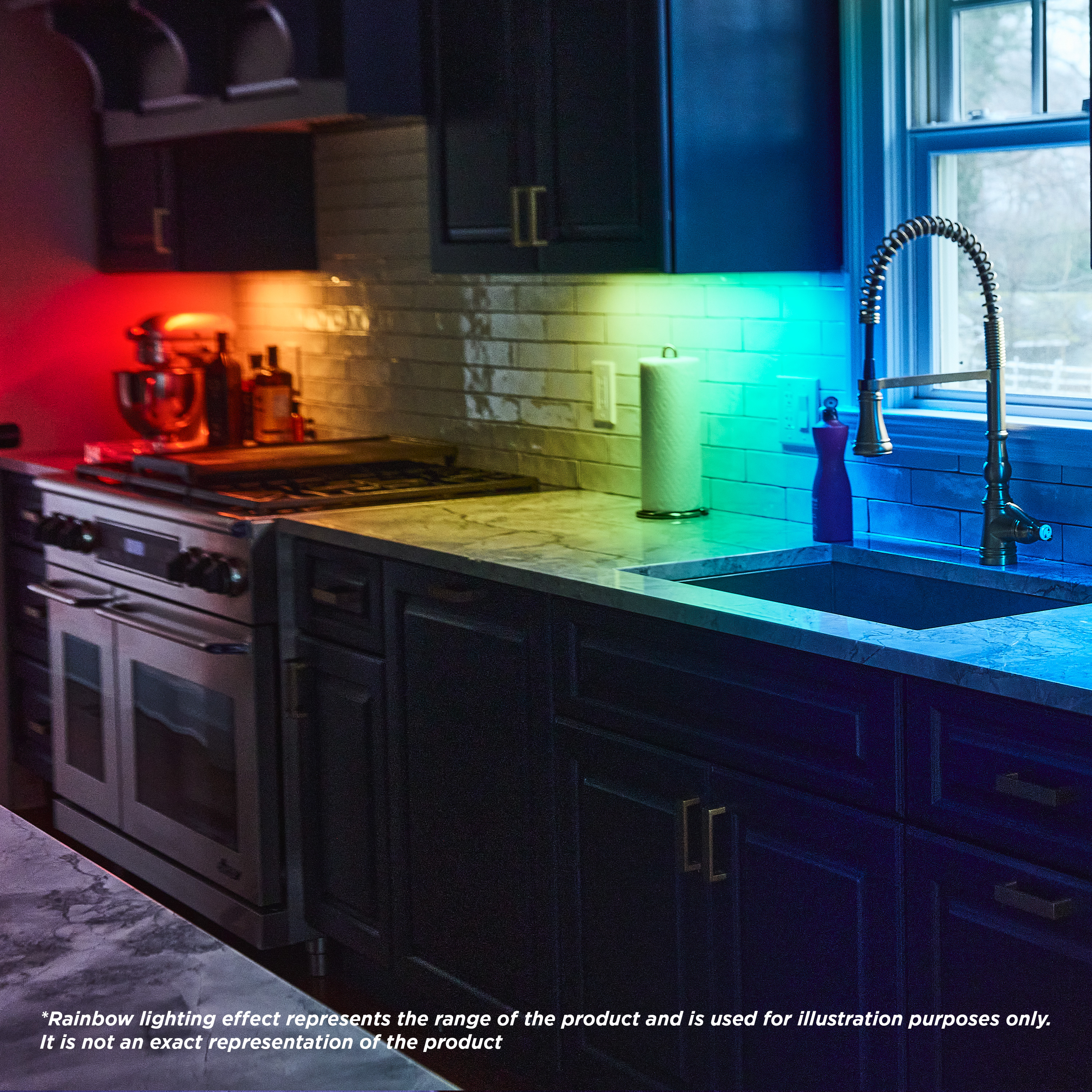 UNDER CAB LED RGB 14" - WH - 63-552