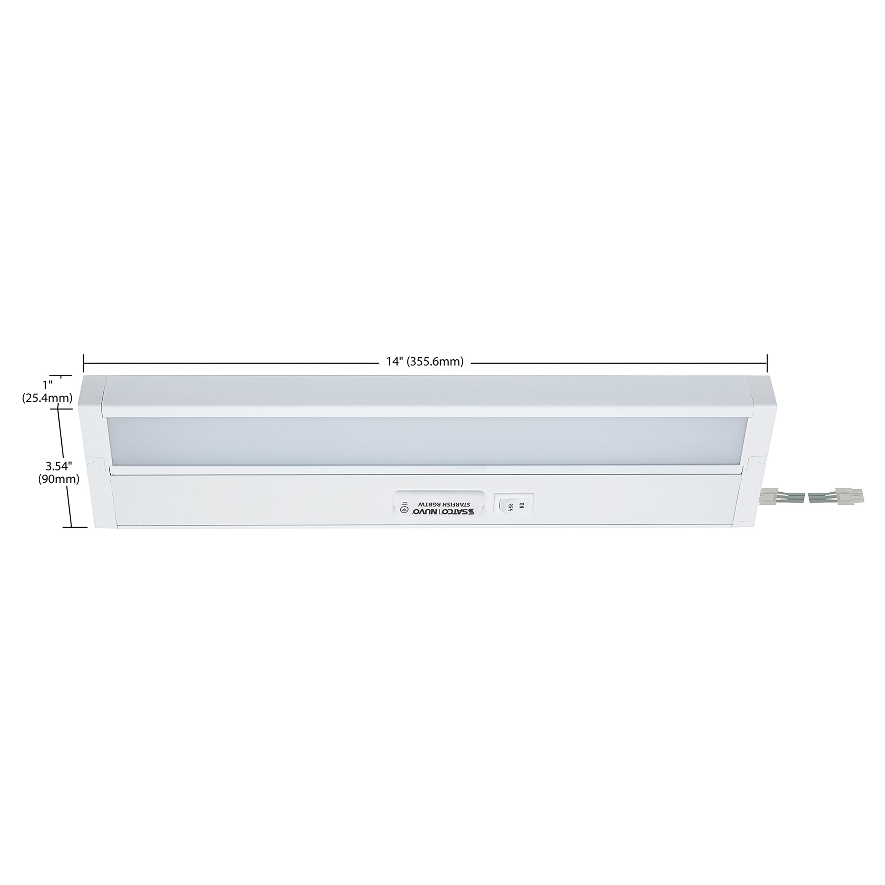 UNDER CAB LED RGB 14" - WH - 63-552