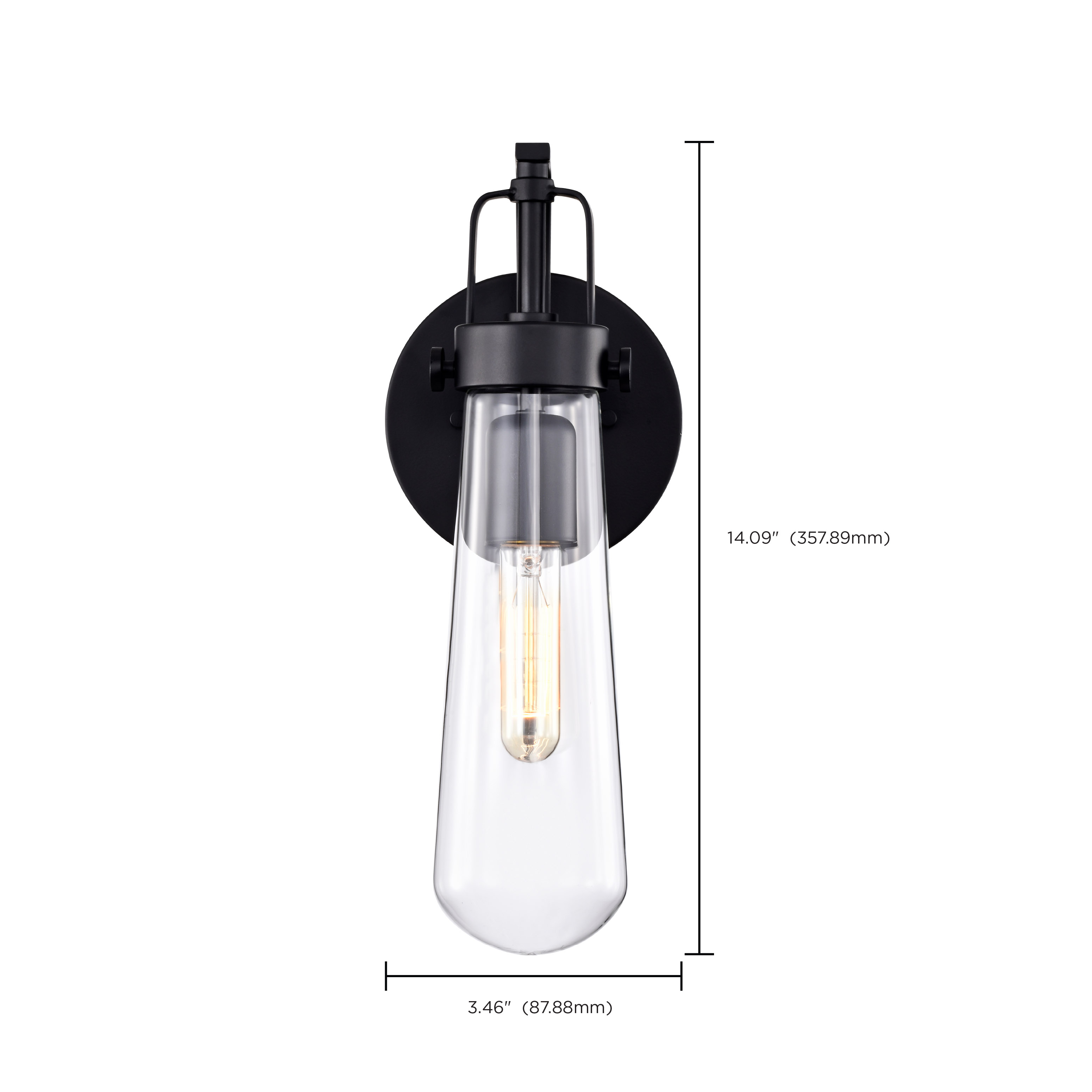 BEAKER 1 LIGHT WALL SCONCE - 60-5361