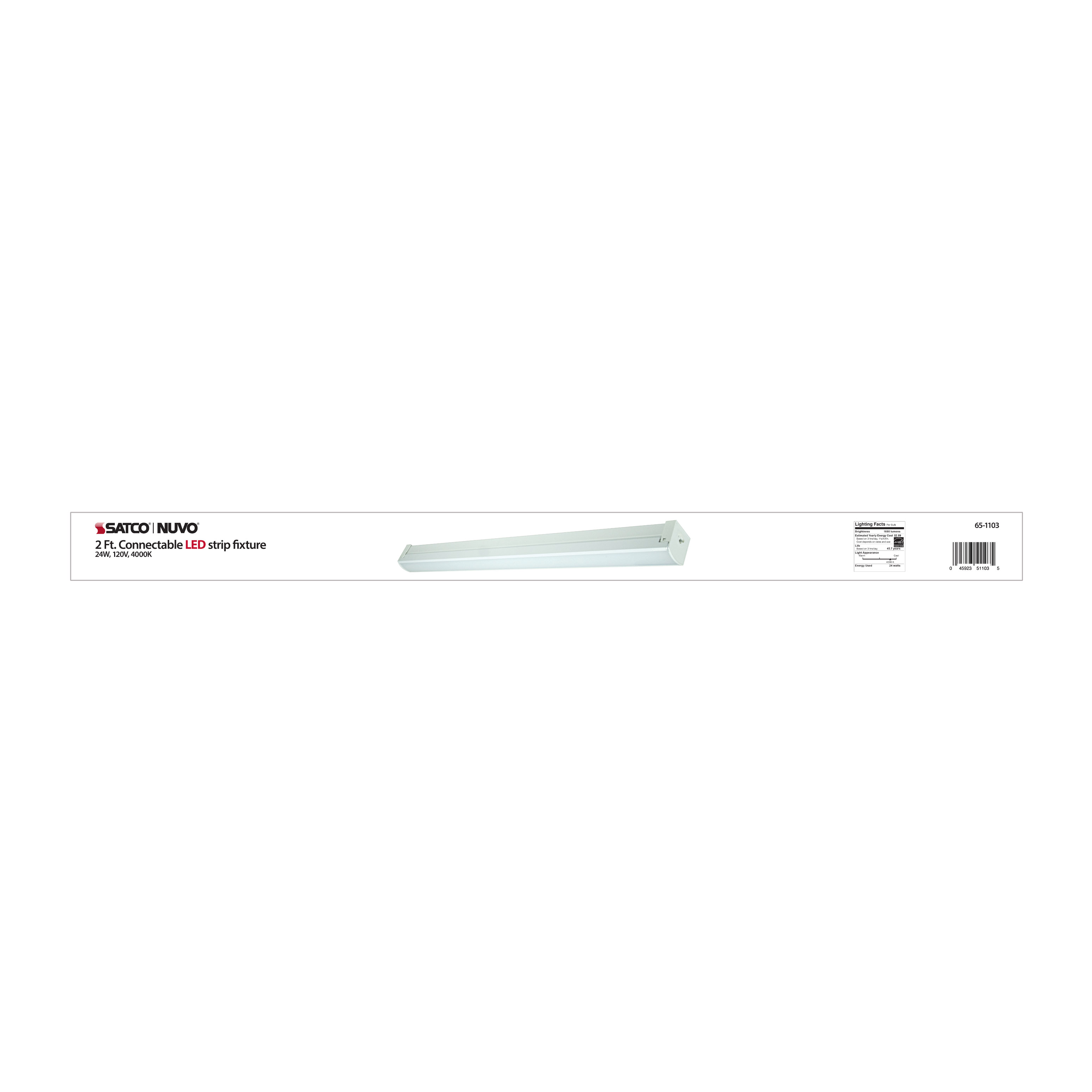 2FT LED CONNECTABLE STRIP - 65-1103