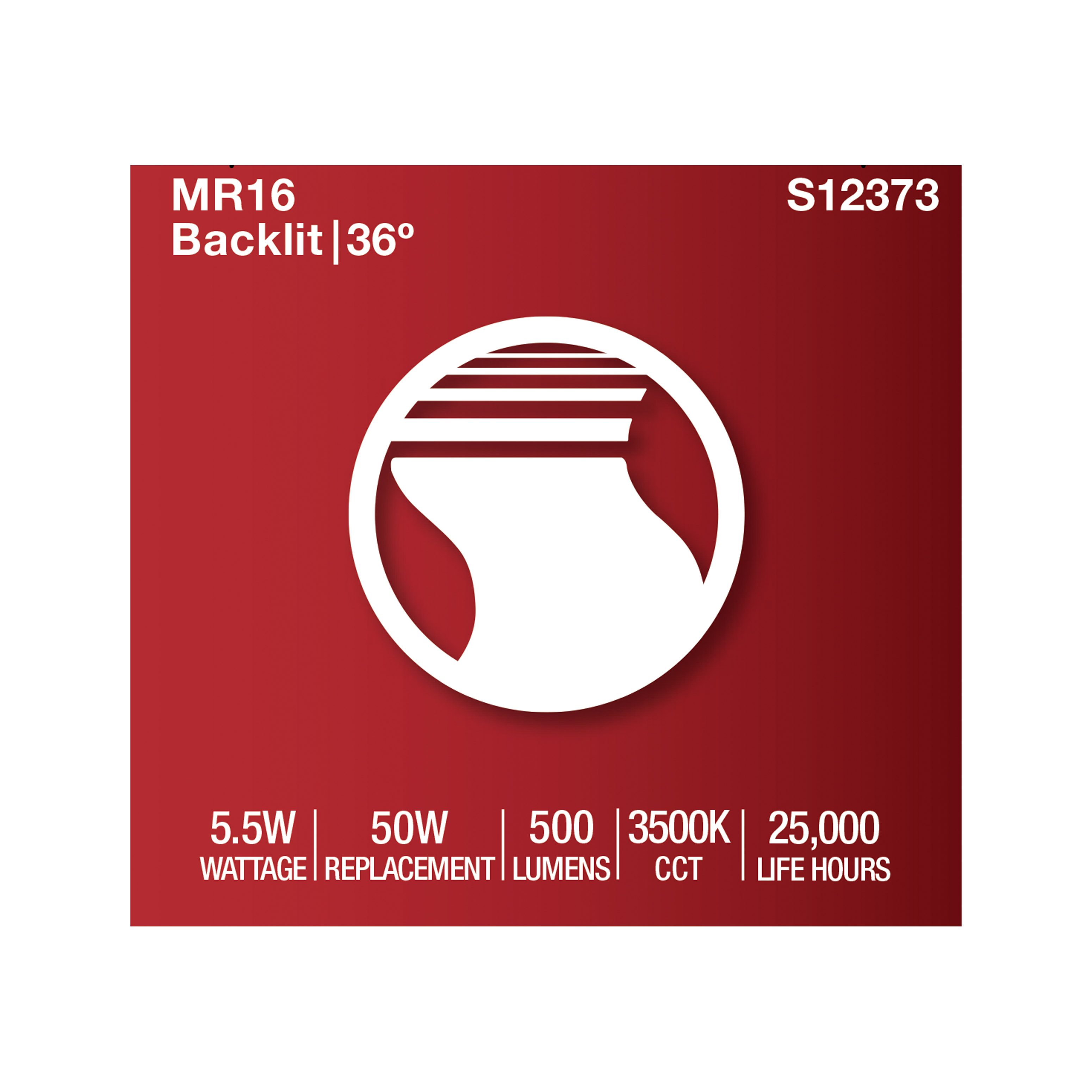 S12373 5.5MR16/GB/935/FL36/GU10/120V