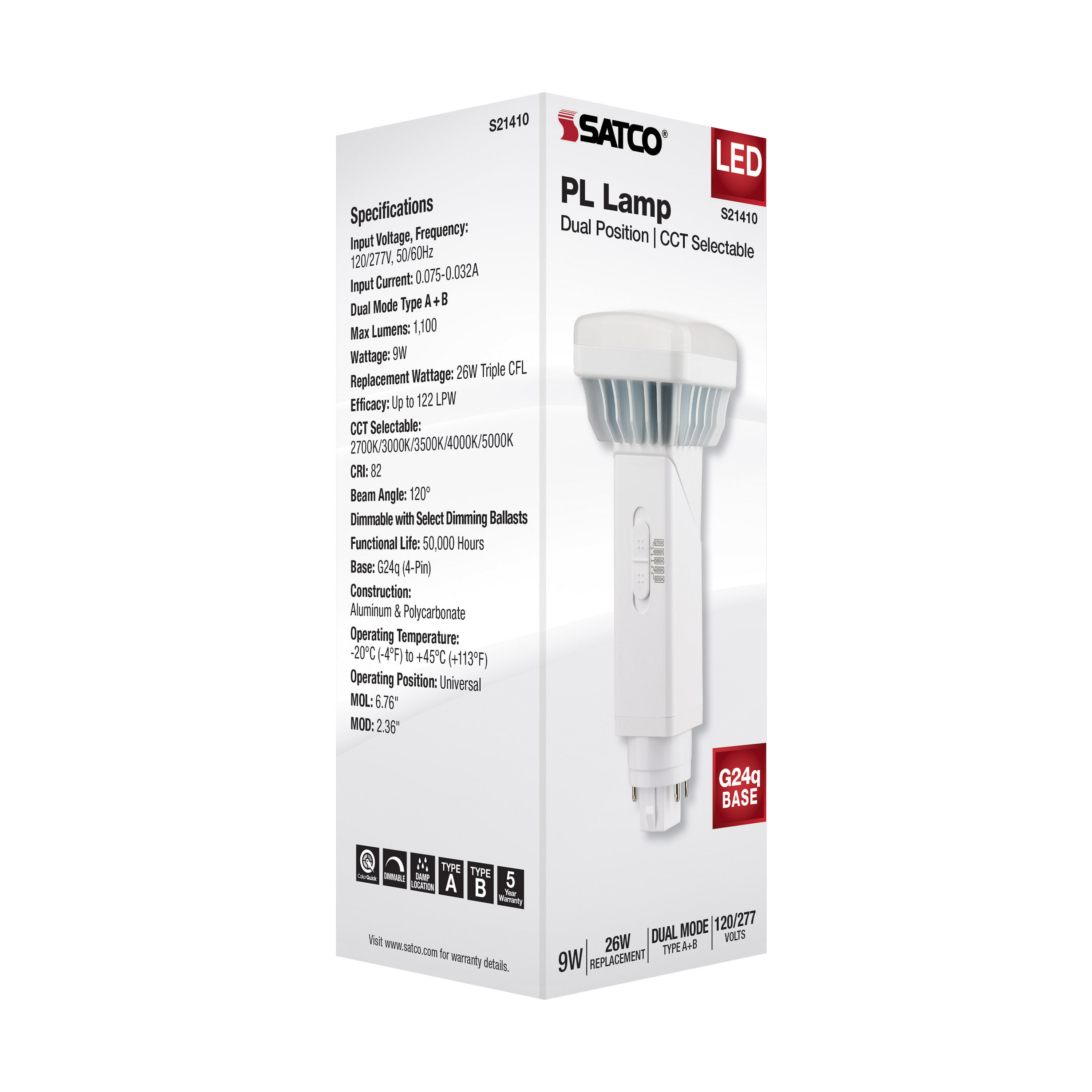 S21410 9PL/LED/HV/5CCT/A+B/G24Q