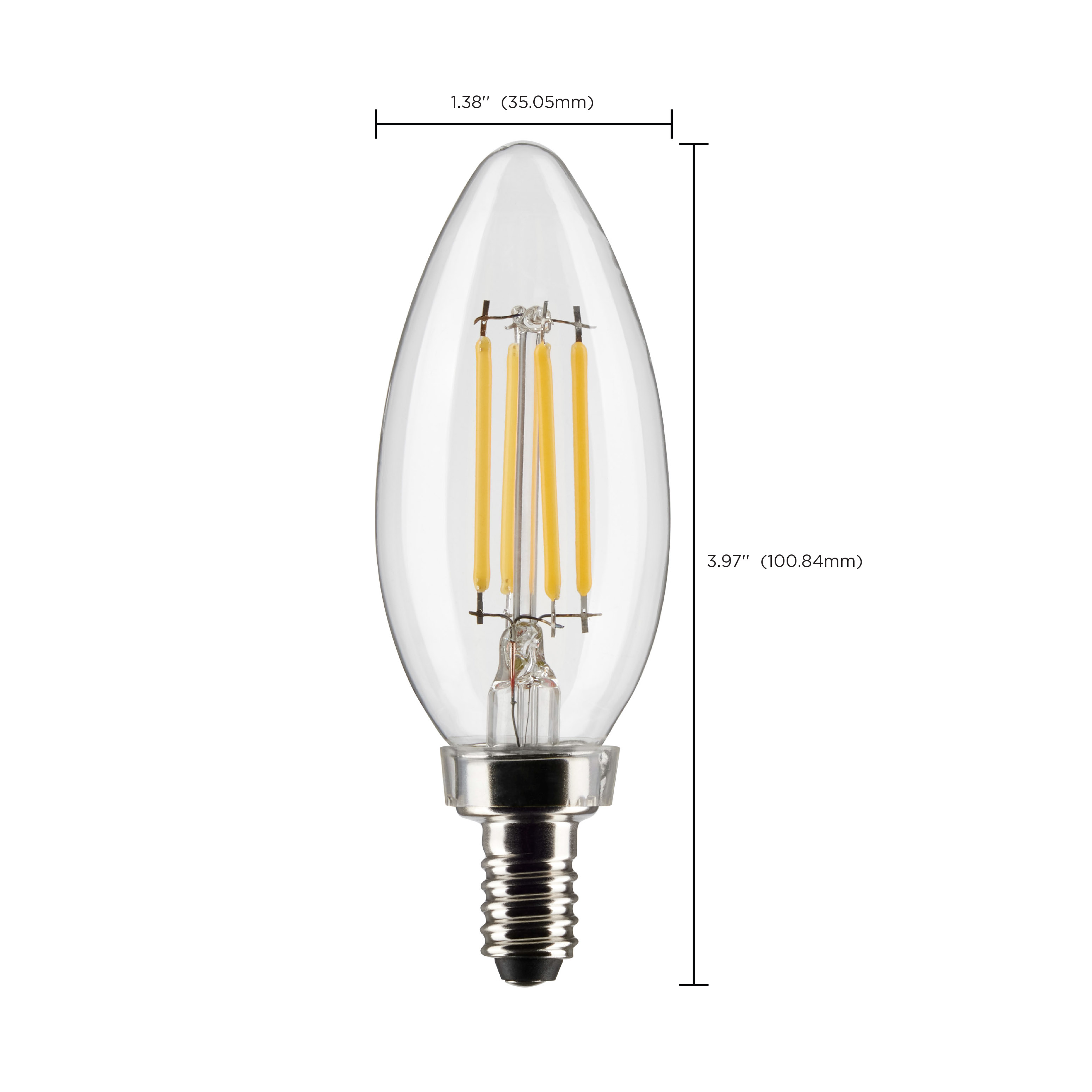 S21822 4B11/LED/950/CL/120V/E12/2CD