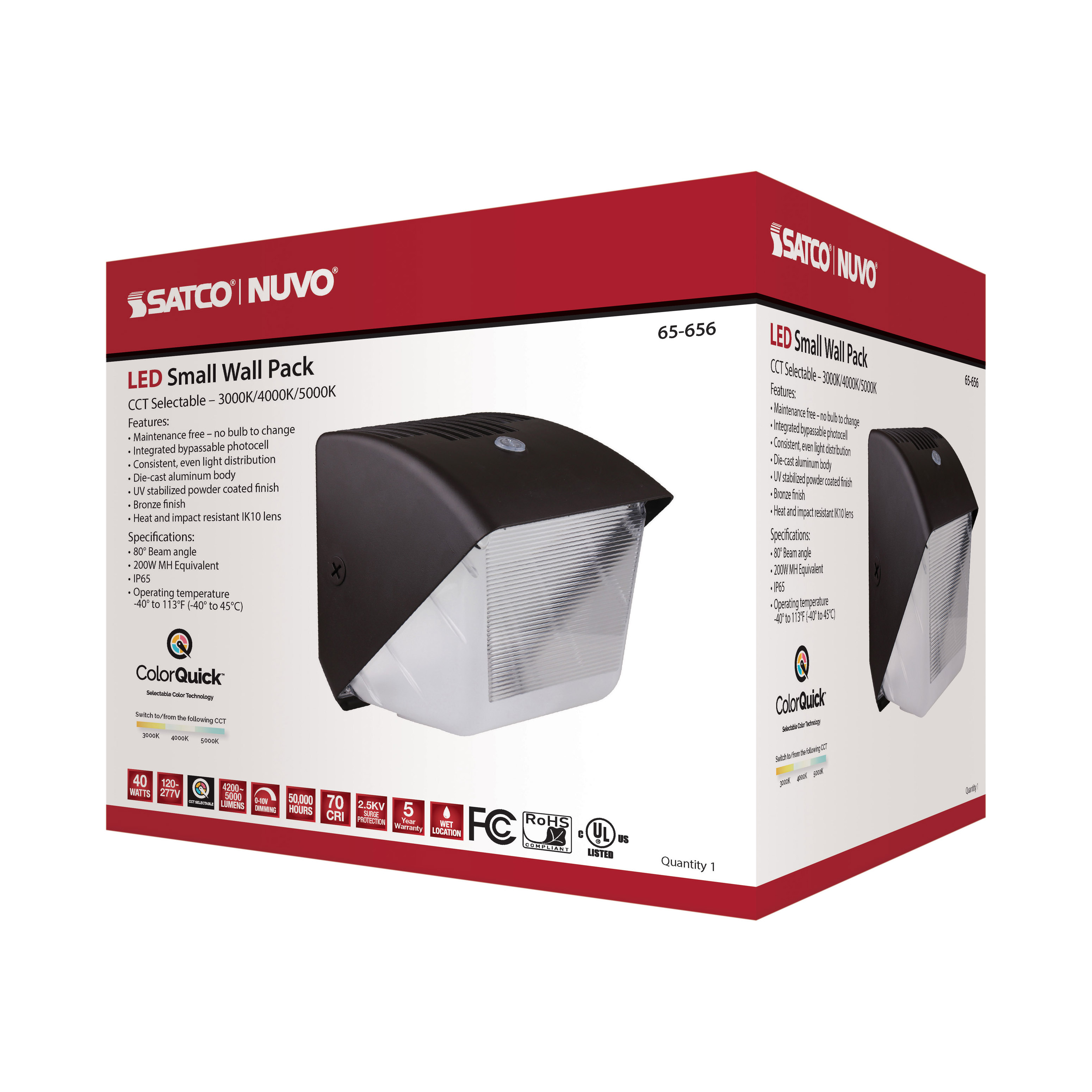 65-656 40W LED SMALL WALL PACK