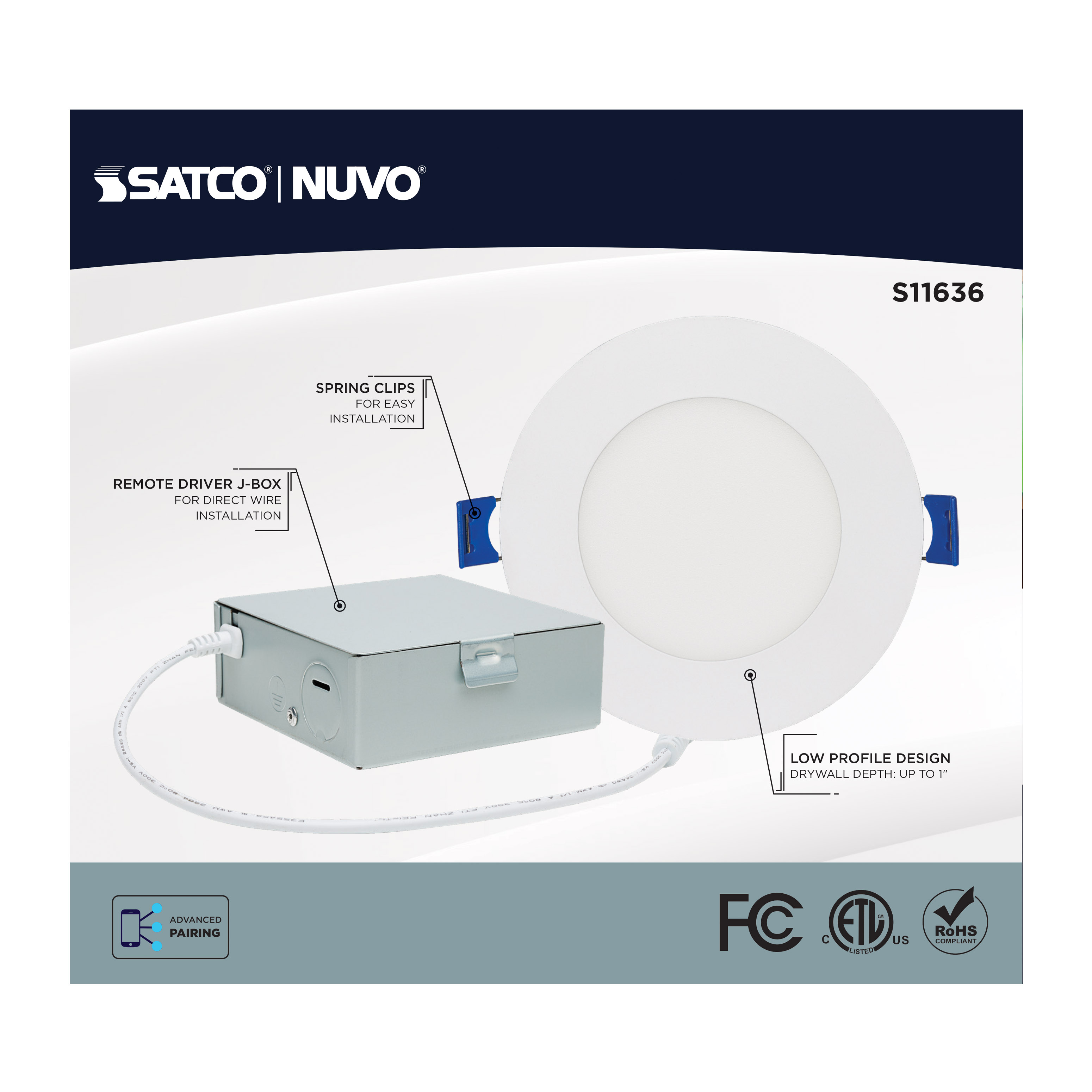 S11636 8WLED/DW/4/RGBTW/RND/WH