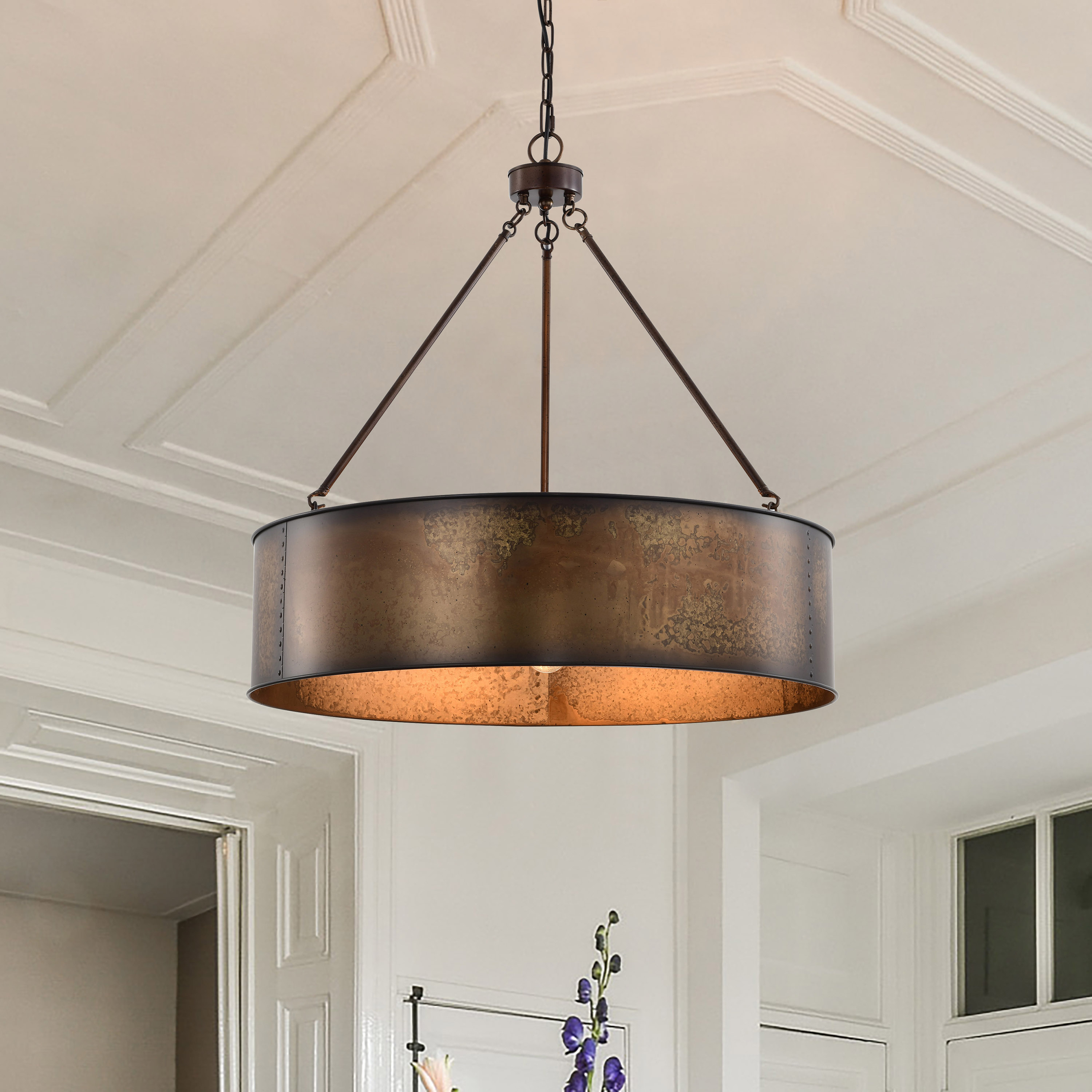 60-5895 KETTLE 5 LIGHT OVERSIZED PEND