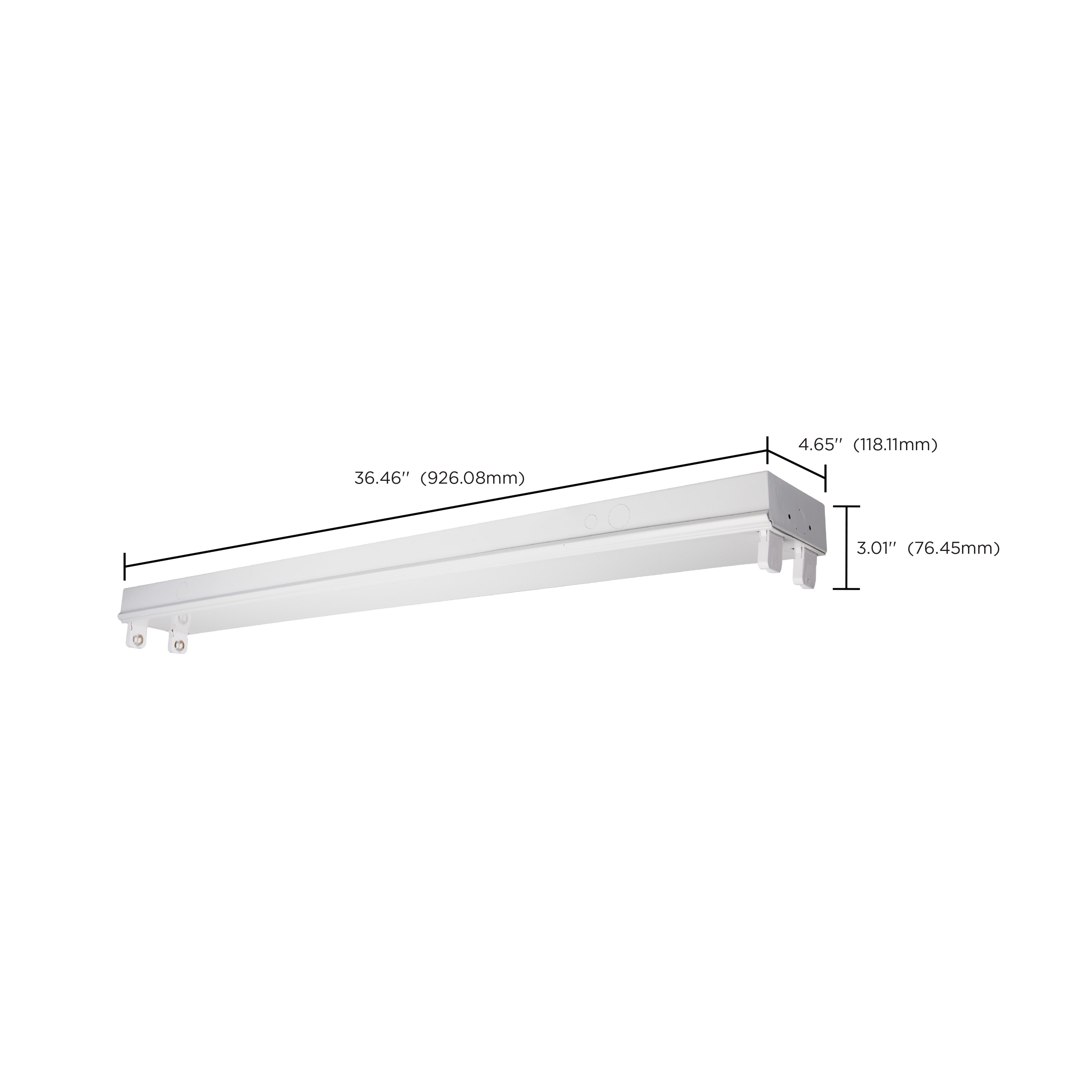 65-911 3' DUAL T8 LAMP READY FIXTURE