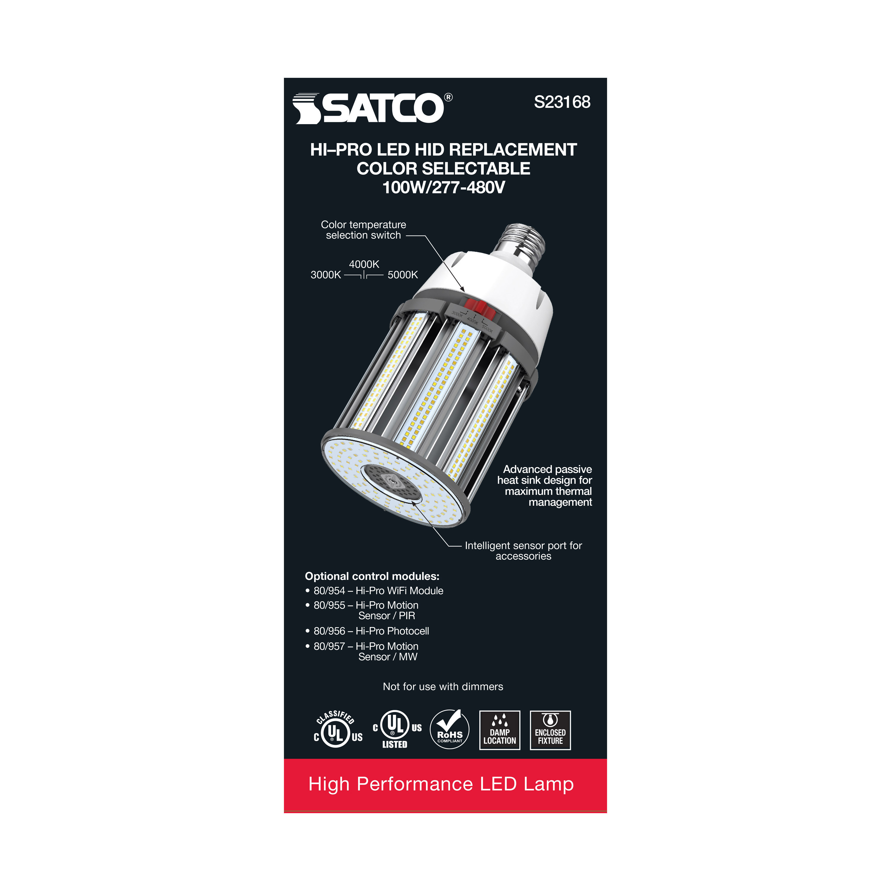 100W/LED/CCT/277-480V/EX39 - S23168