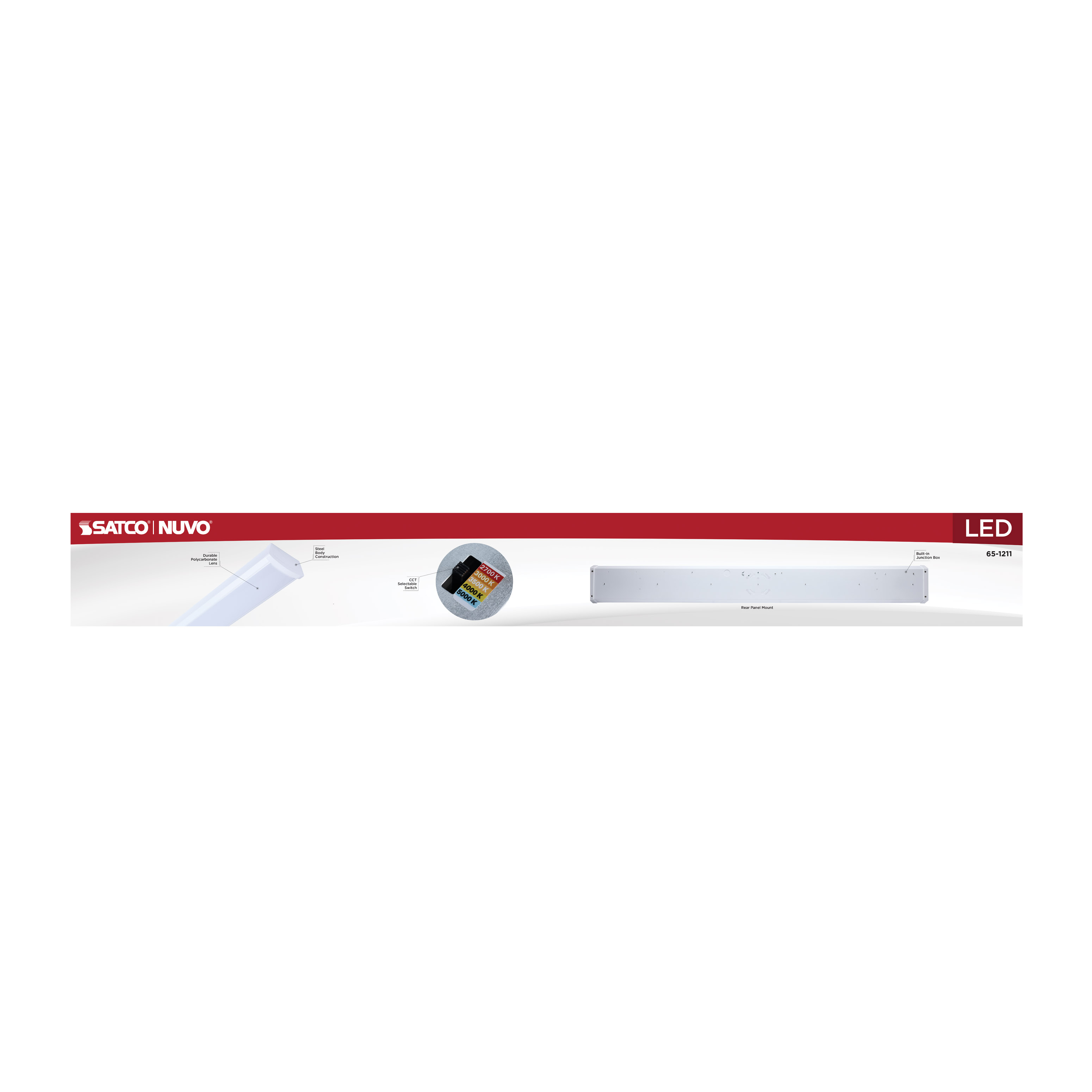 4FT 39W LED WRAP - 65-1211
