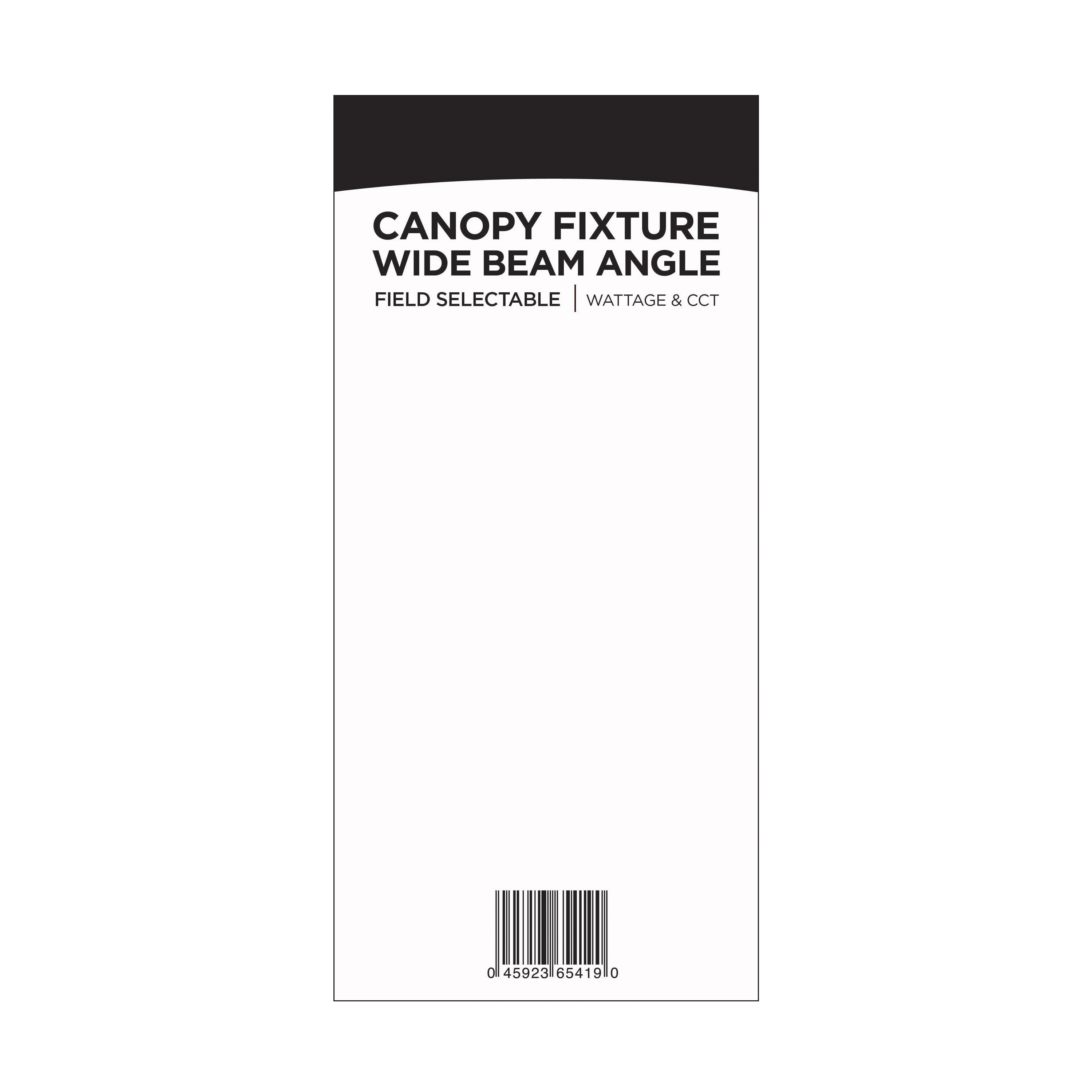 LED WIDE BEAM ANGLE CANOPY - 65-636