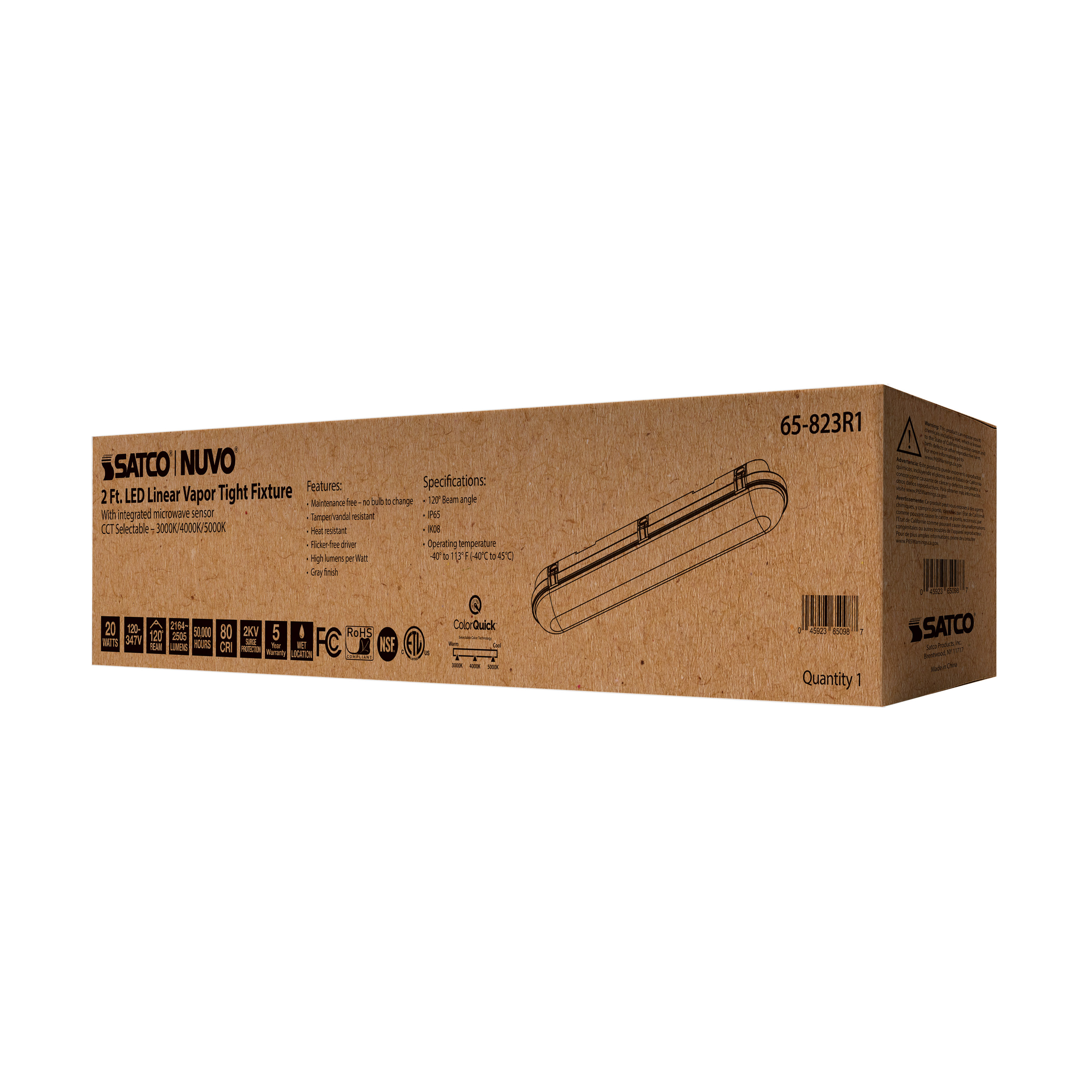 2' 20W LINEAR VAPOR PROOF - 65-823R1