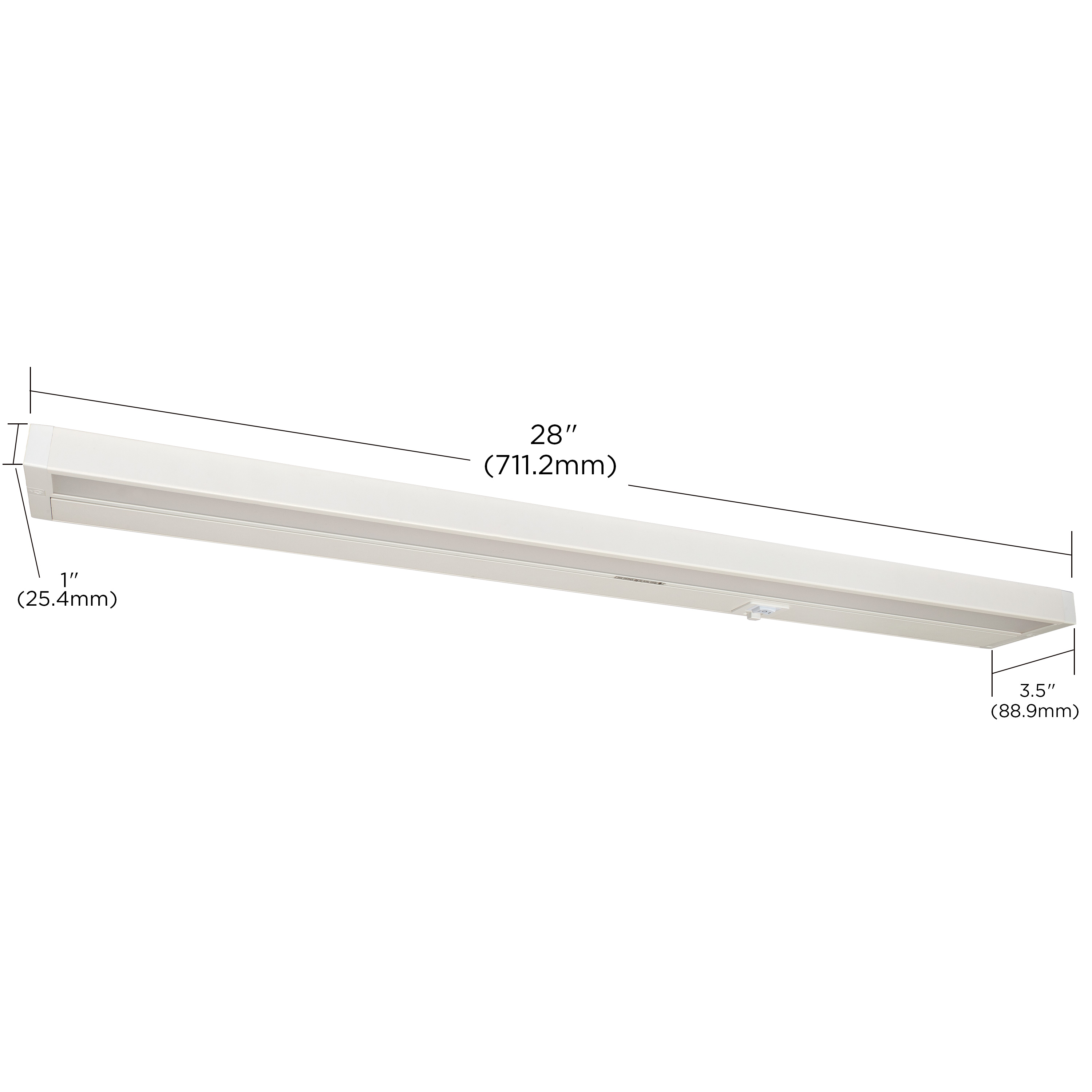 UNDER CAB LED 3CCT 28" - WH - 63-504