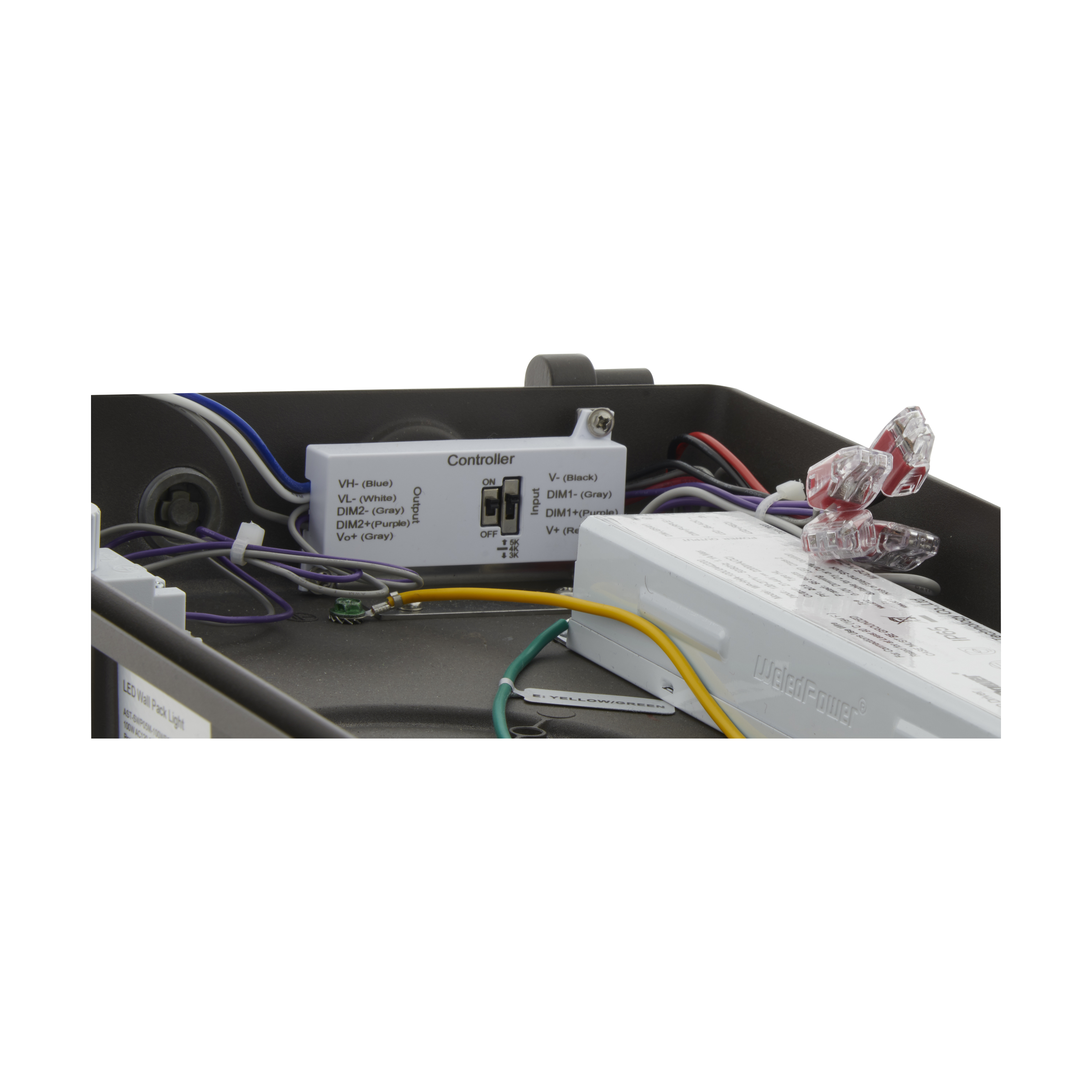 LED CUTOFF WALL PACK CCT&WATT - 65-760
