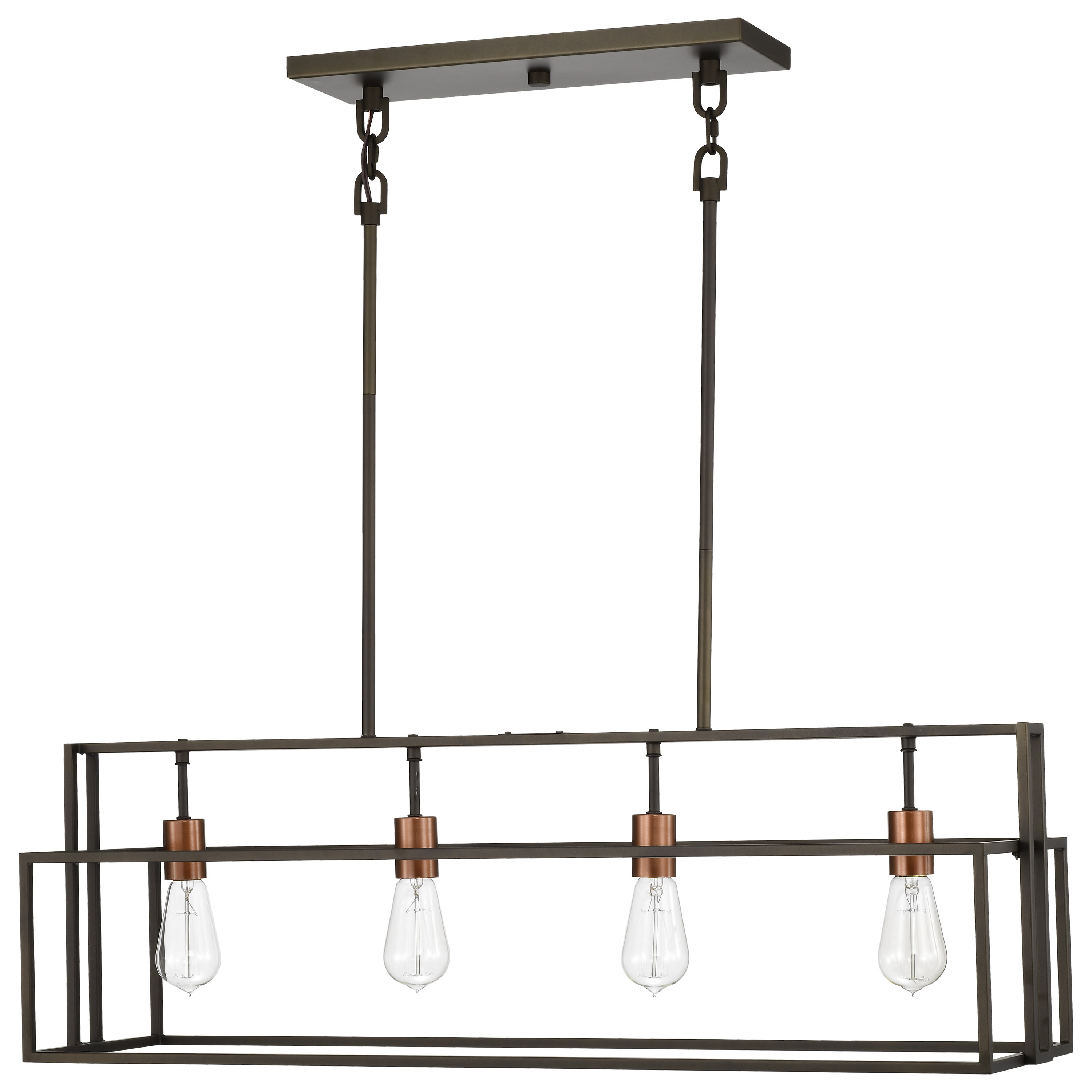 LAKE 4 LIGHT ISLAND PENDANT - 60-5854