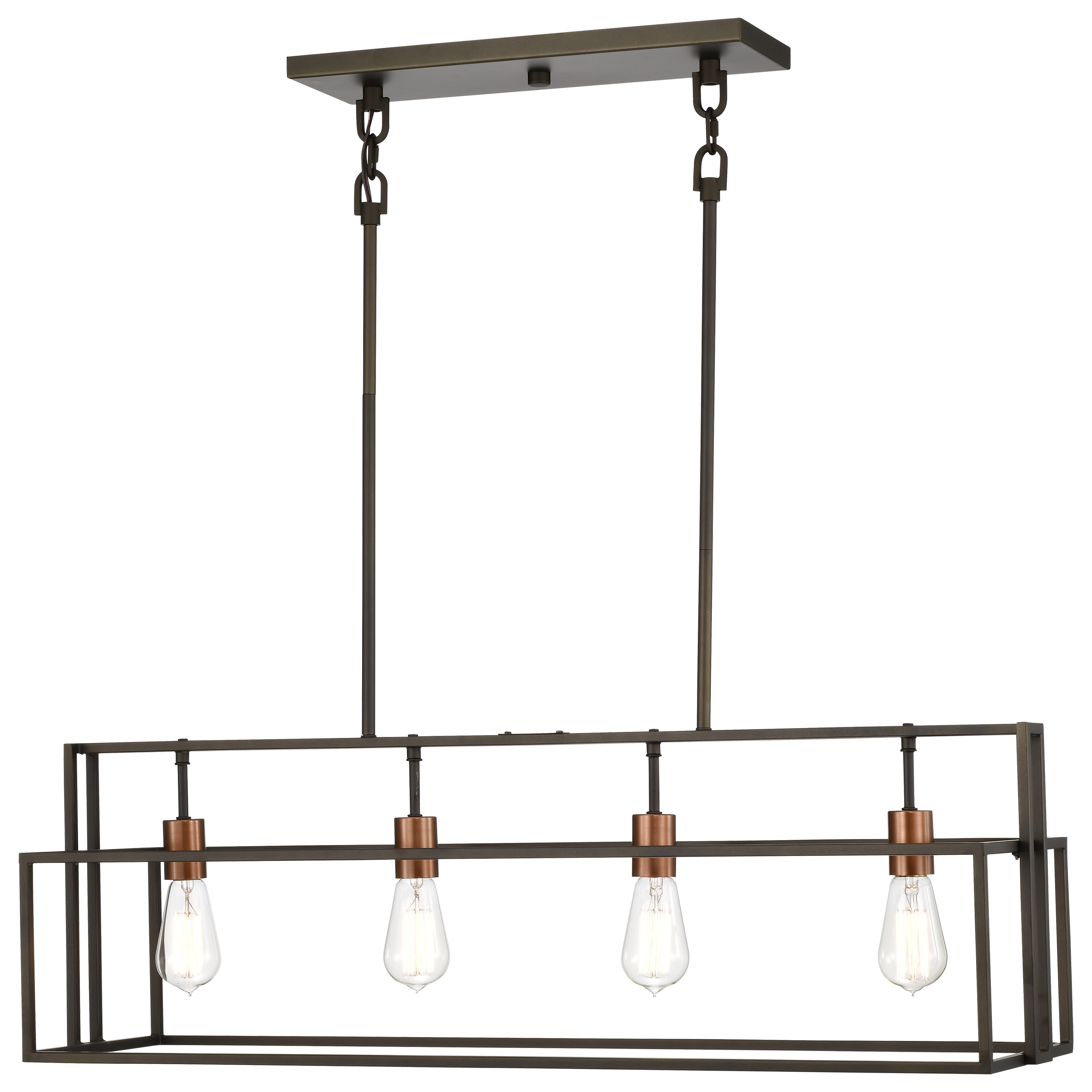 LAKE 4 LIGHT ISLAND PENDANT - 60-5854